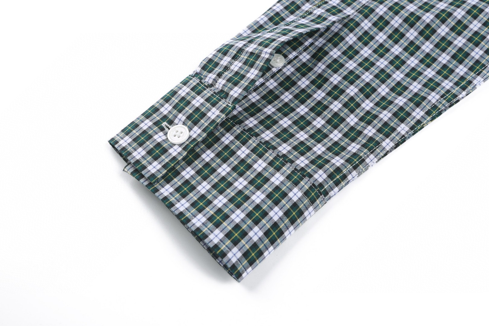 CELINE 赛琳 格子棉府绸刺绣logo衬衫 外套 长袖 B0 RC0AZ1393-GDL5