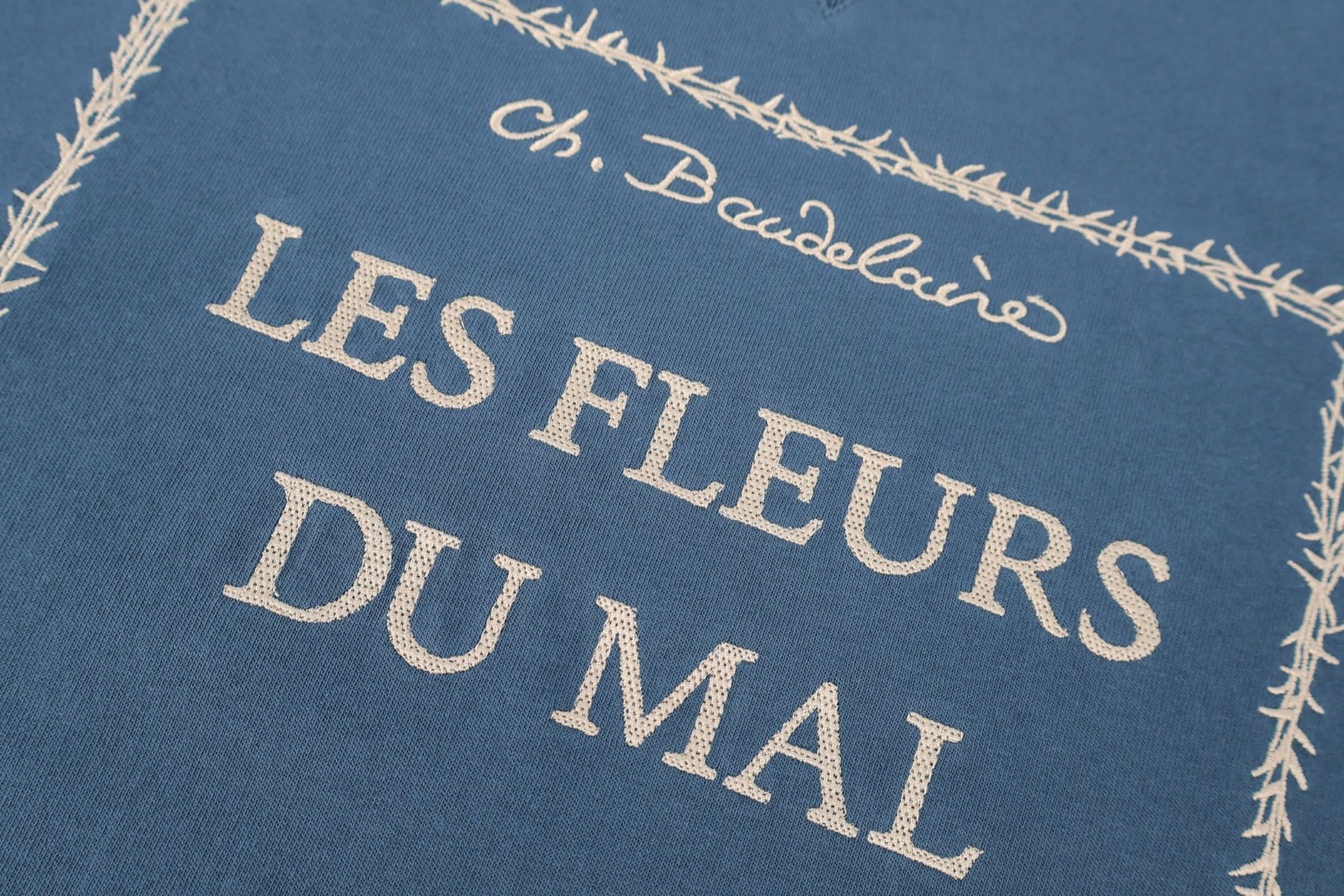 DIOR 迪奥 大框封面刺绣圆领短袖 T恤 夏季 蓝色 A0 683J610A0677-C580