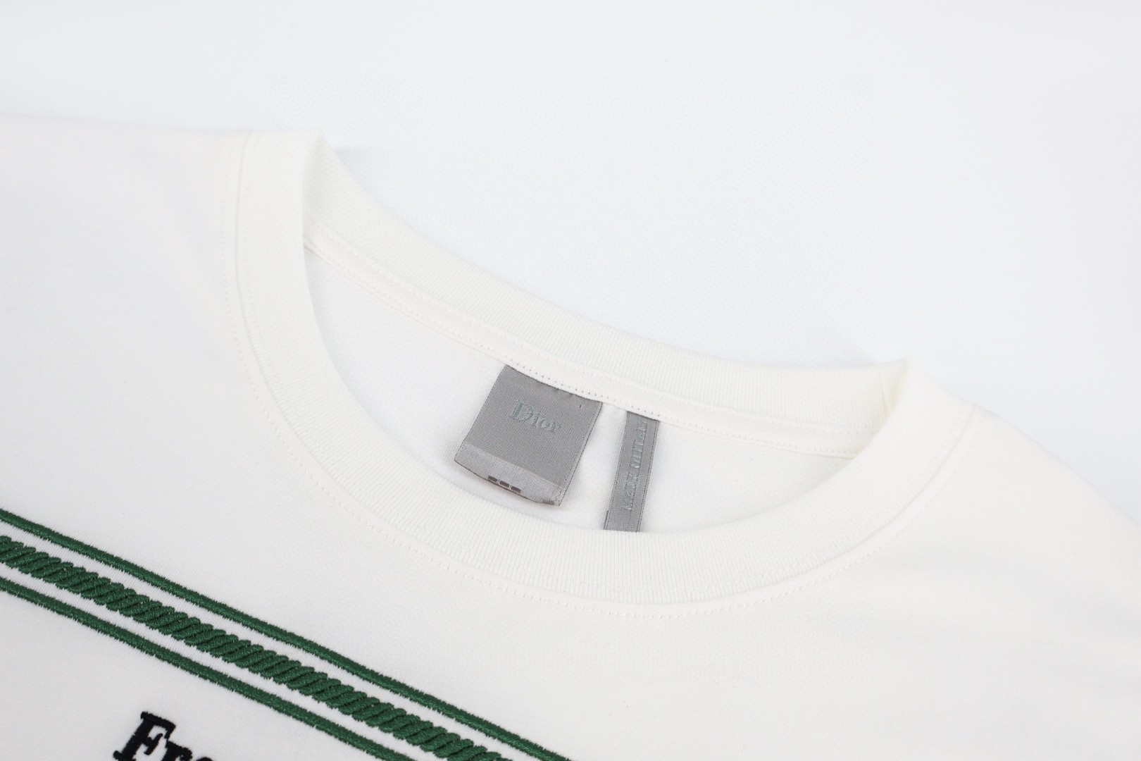 DIOR 迪奥 大框封面圆领短袖 T恤 夏季 白色 A0 683J642A0677-C086