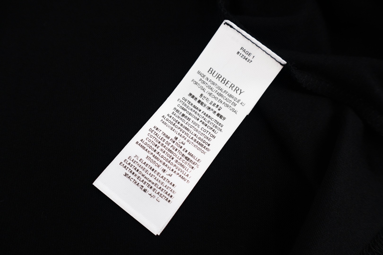 Burberry 巴宝莉 圆环格纹战马刺绣圆领Tee 短袖 T恤 白色 黑色 A0 81234371