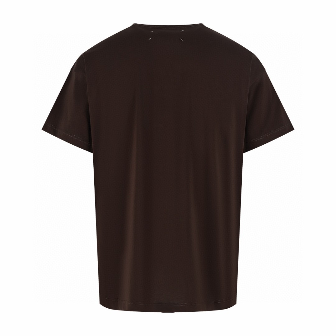 Maison Margiela 马吉拉 数字涂鸦圆领短袖 T恤 套头 夏季 沙色 棕色 A0 S51GC0544S24575119