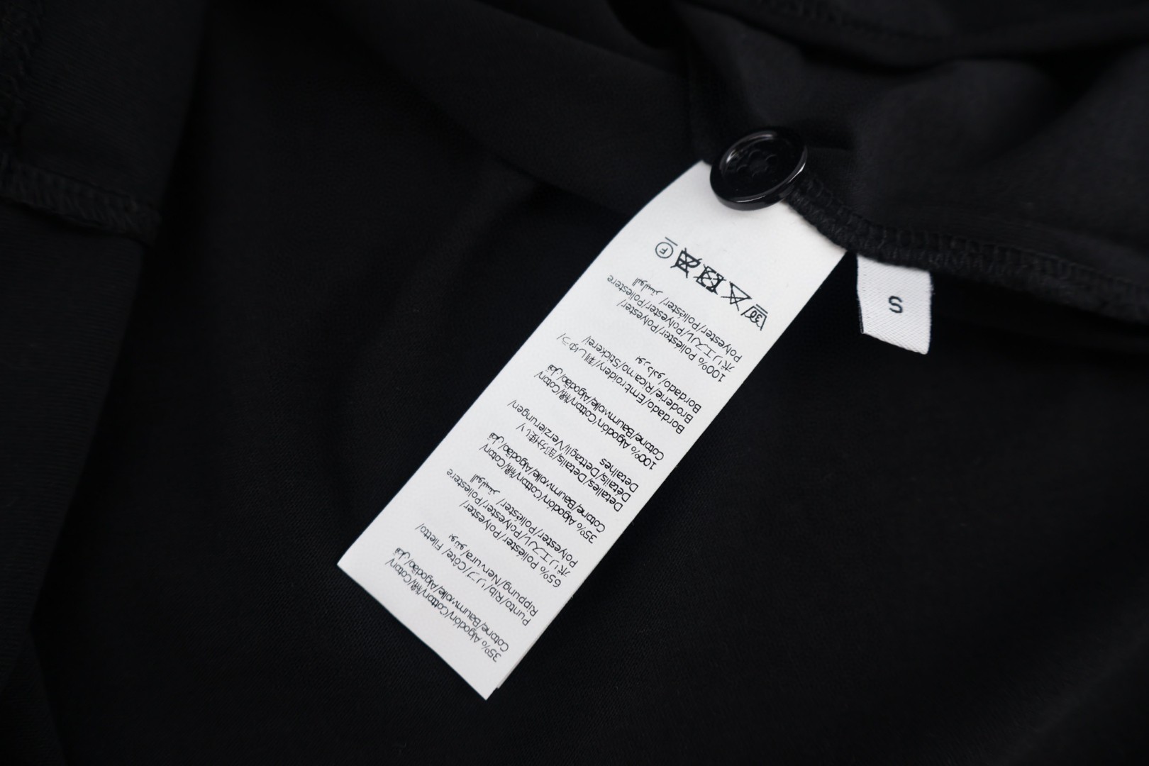 Loewe 罗意威 皇冠褶皱圆领短袖 T恤 白色 黑色 A0 S540Y22X93-2100