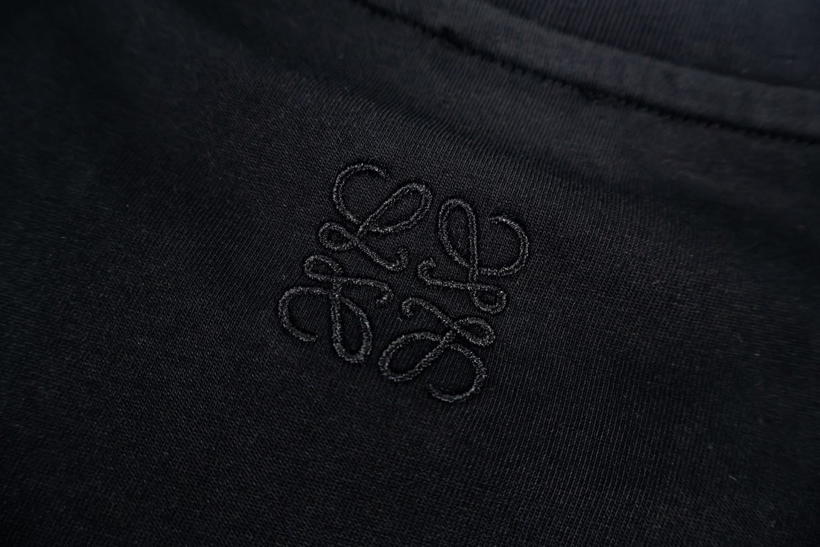 Loewe 罗意威 皇冠褶皱圆领短袖 T恤 白色 黑色 A0 S540Y22X93-2100