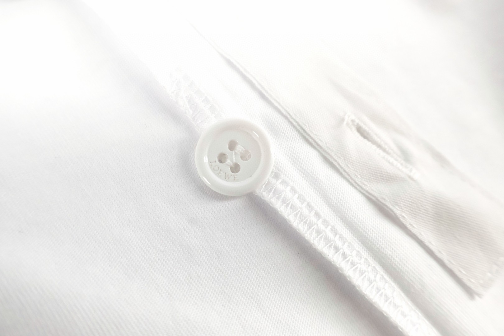 Loewe 罗意威 皇冠褶皱圆领短袖 T恤 白色 黑色 A0 S540Y22X93-2100