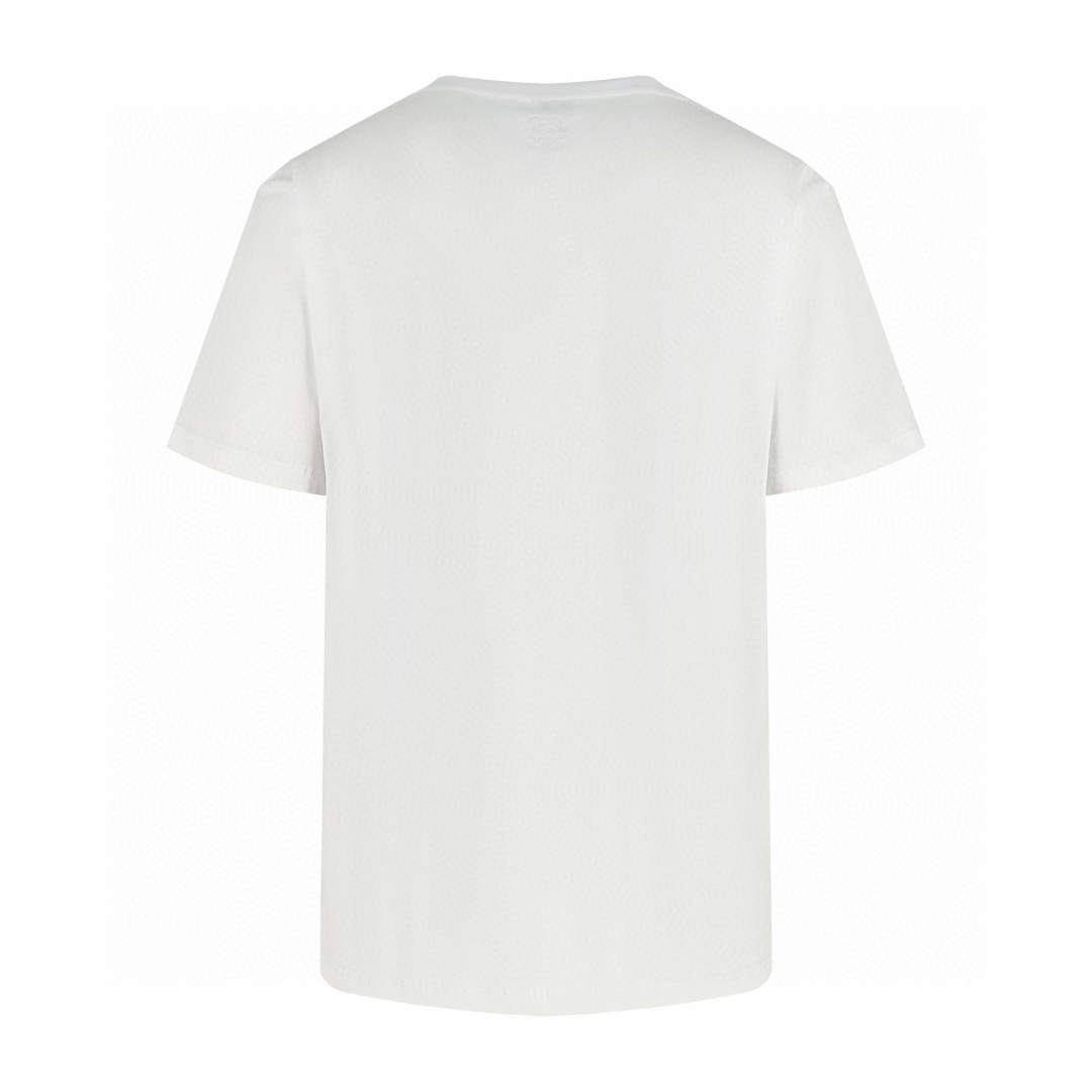 Loewe 罗意威 皇冠褶皱圆领短袖 T恤 白色 黑色 A0 S540Y22X93-2100