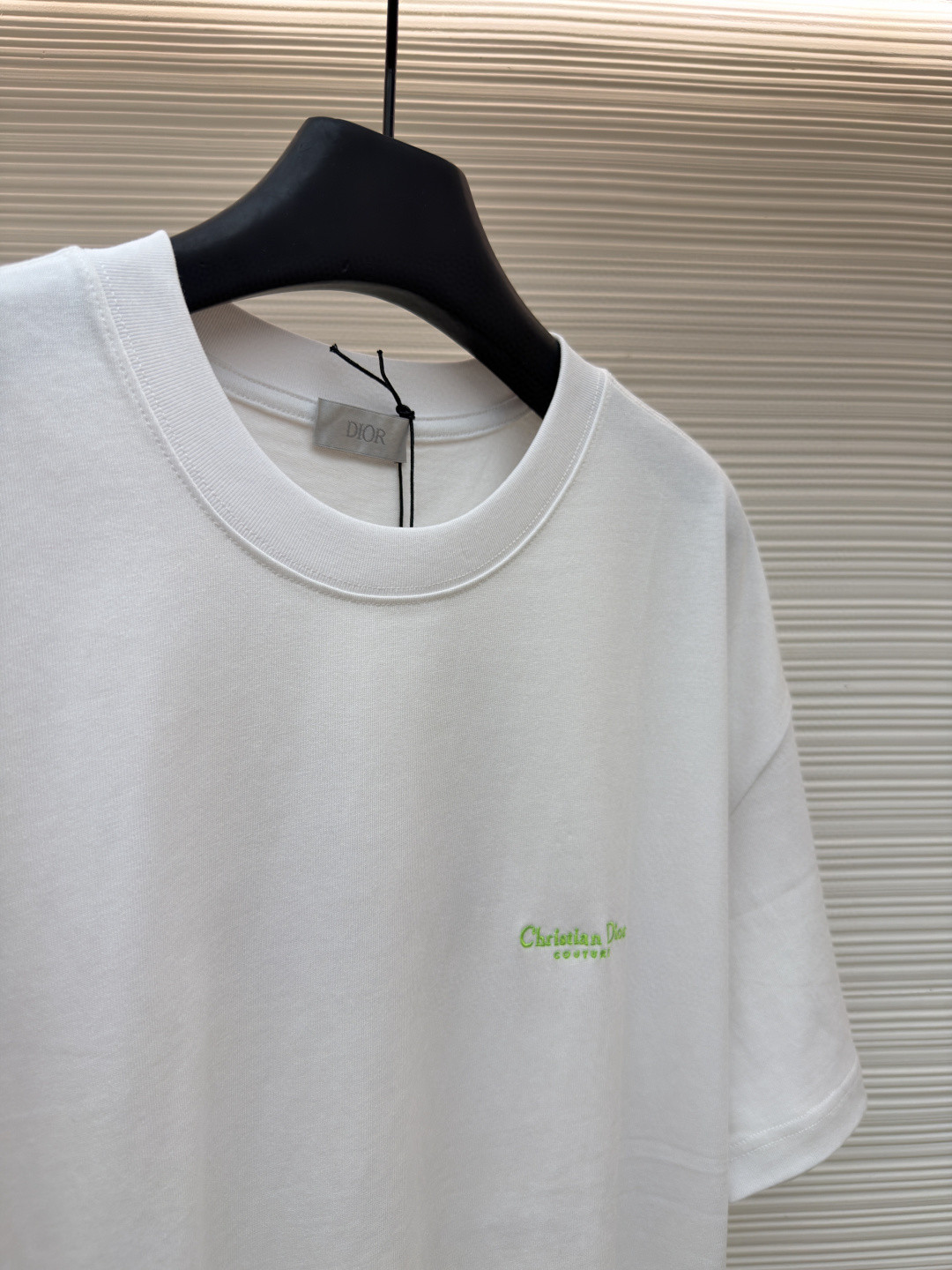 DIOR 迪奥 刺绣字母logo圆领短袖 T恤 夏季 蓝色 白色 A0 483J696B0554-C582