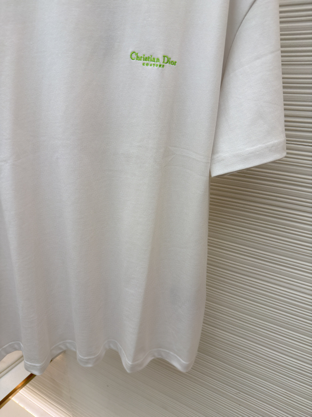 DIOR 迪奥 刺绣字母logo圆领短袖 T恤 夏季 蓝色 白色 A0 483J696B0554-C582