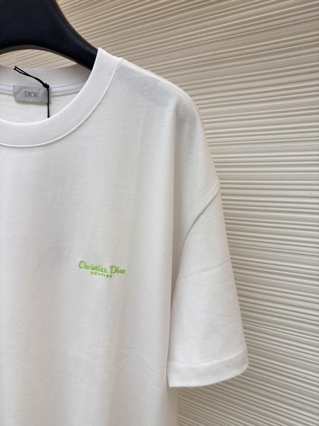 DIOR 迪奥 刺绣字母logo圆领短袖 T恤 夏季 蓝色 白色 A0 483J696B0554-C582