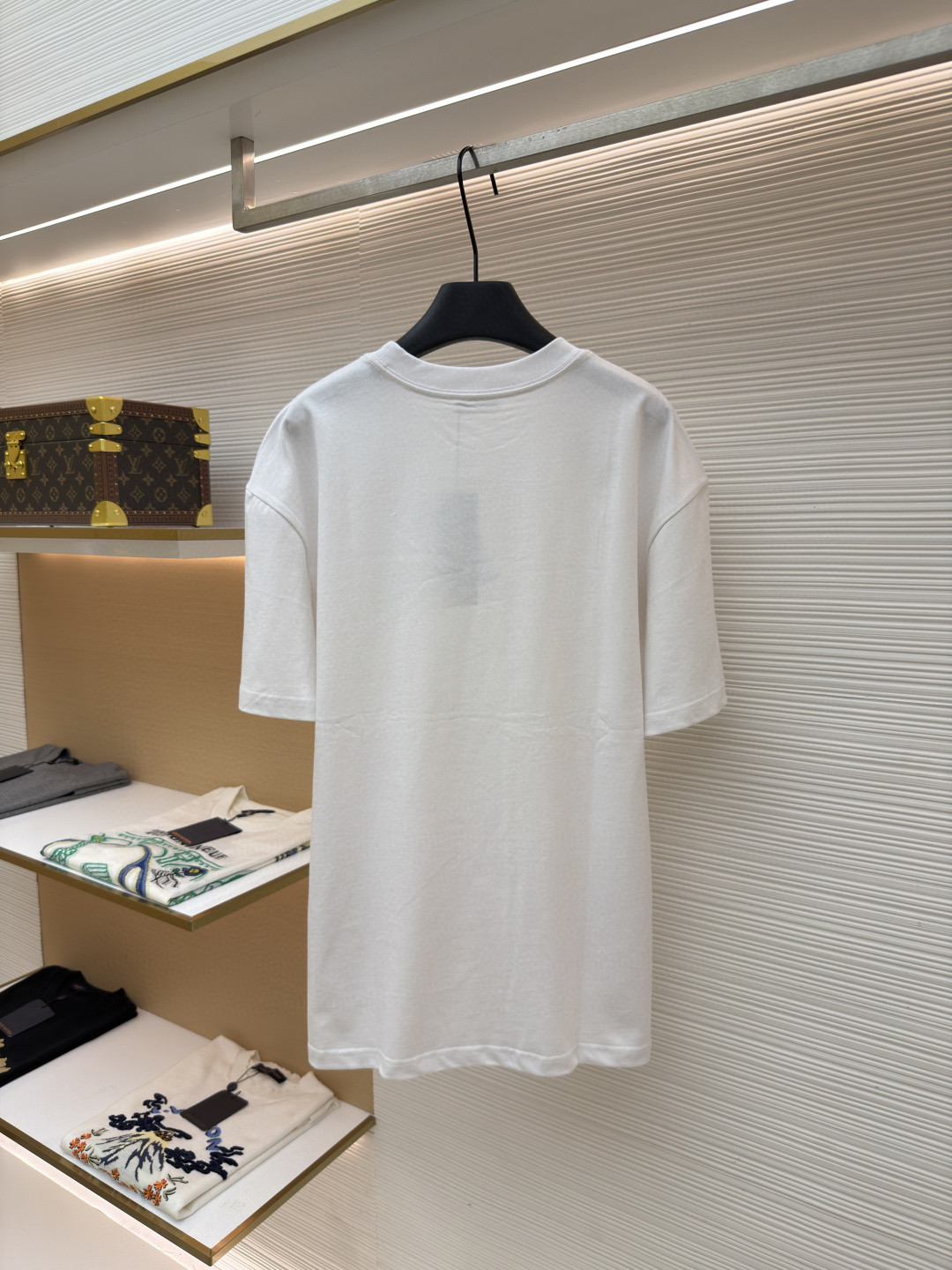 DIOR 迪奥 刺绣字母logo圆领短袖 T恤 夏季 蓝色 白色 A0 483J696B0554-C582