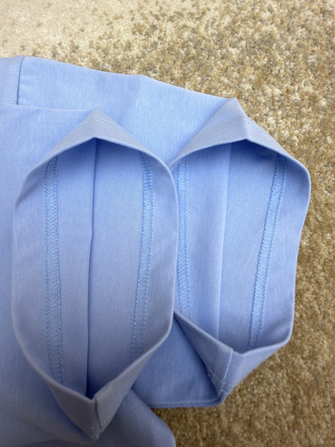 DIOR 迪奥 刺绣字母logo圆领短袖 T恤 夏季 蓝色 白色 A0 483J696B0554-C582