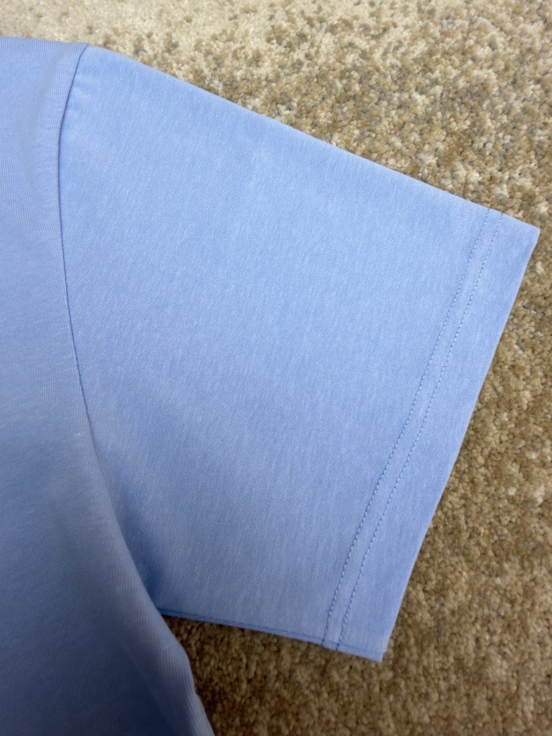 DIOR 迪奥 刺绣字母logo圆领短袖 T恤 夏季 蓝色 白色 A0 483J696B0554-C582