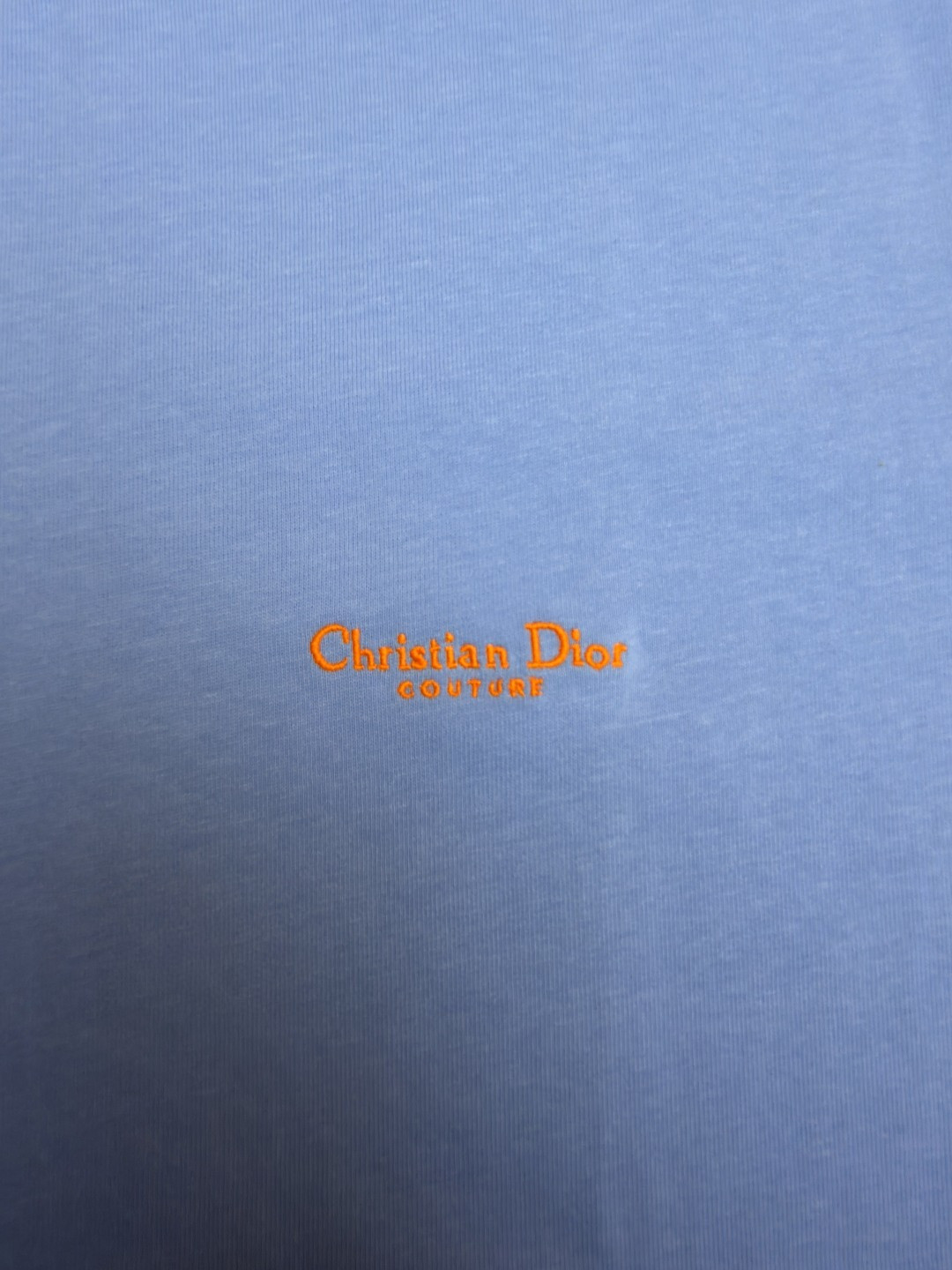 DIOR 迪奥 刺绣字母logo圆领短袖 T恤 夏季 蓝色 白色 A0 483J696B0554-C582