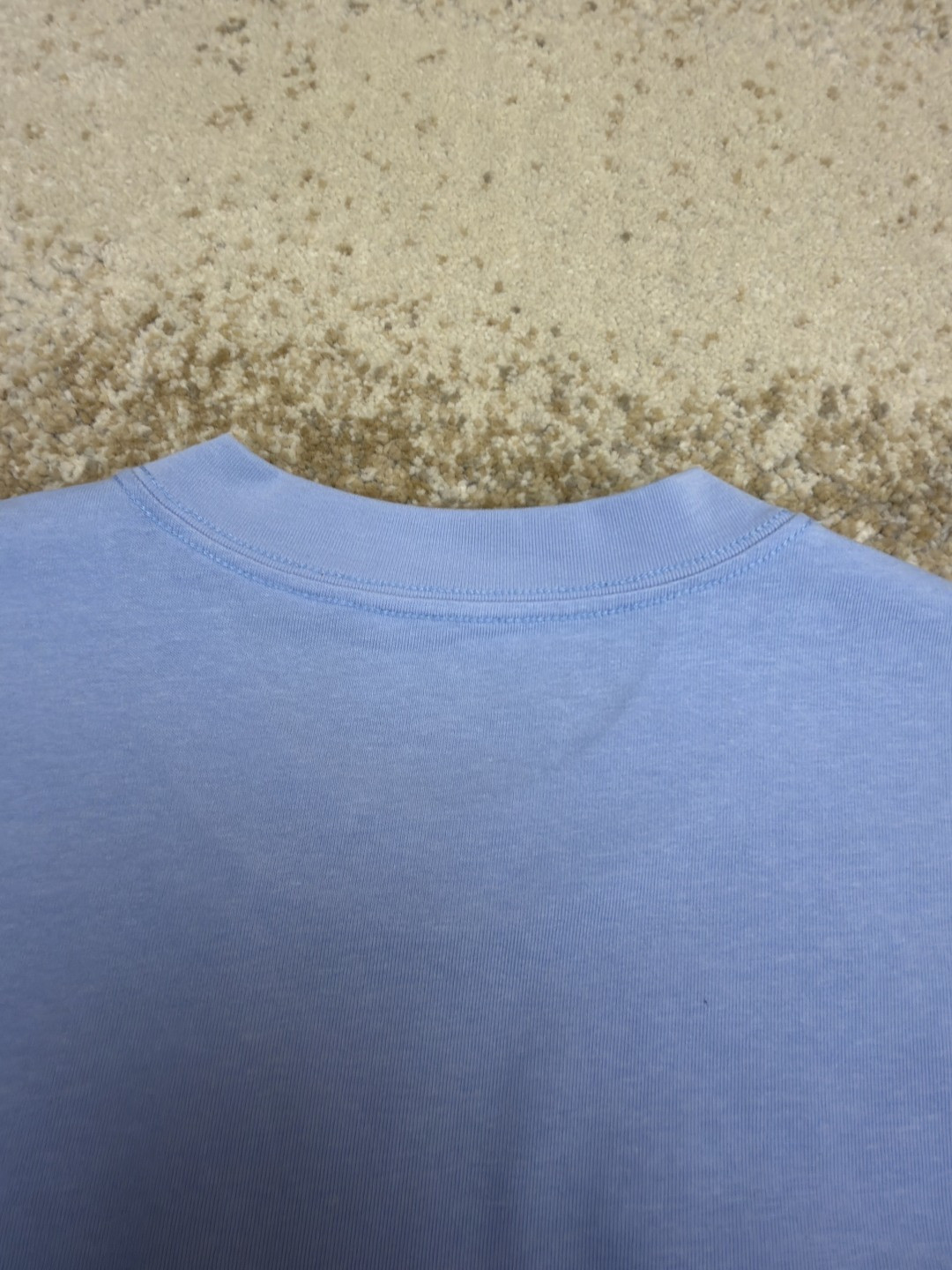 DIOR 迪奥 刺绣字母logo圆领短袖 T恤 夏季 蓝色 白色 A0 483J696B0554-C582