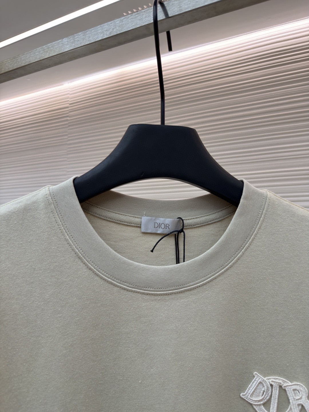 DIOR 迪奥 章仔补丁圆领短袖 T恤 夏季 蓝色 米色 A0 513J696D0554-C580