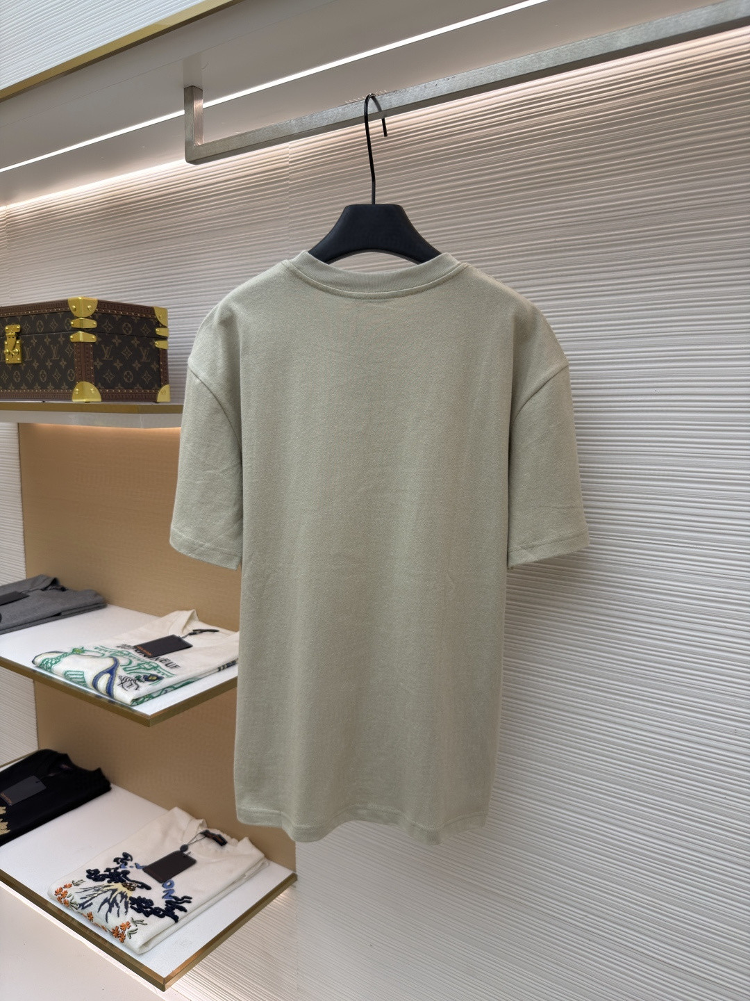 DIOR 迪奥 章仔补丁圆领短袖 T恤 夏季 蓝色 米色 A0 513J696D0554-C580