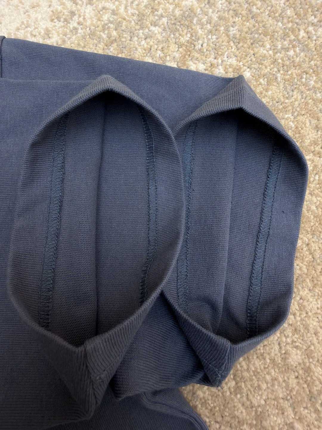 DIOR 迪奥 章仔补丁圆领短袖 T恤 夏季 蓝色 米色 A0 513J696D0554-C580