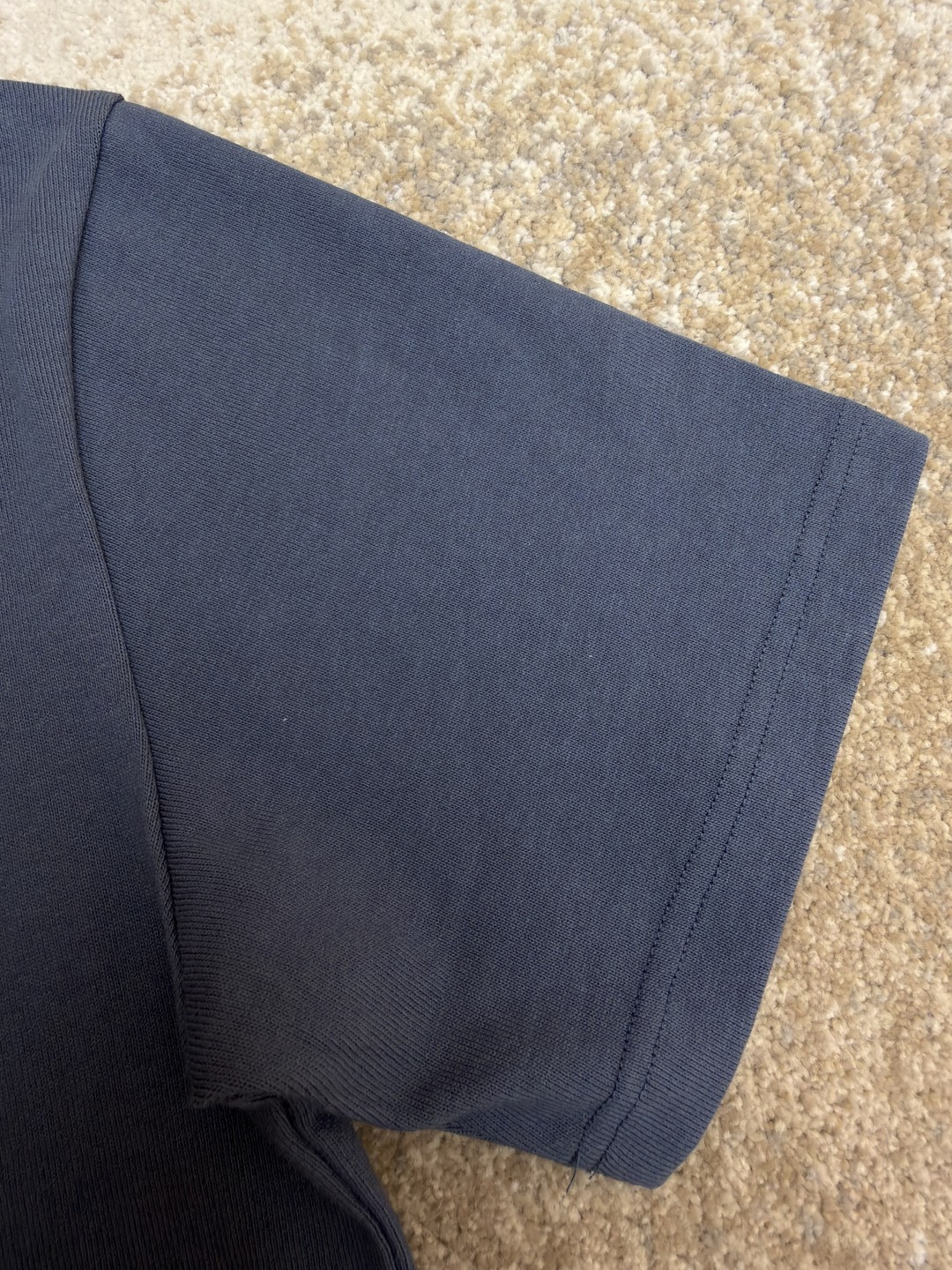 DIOR 迪奥 章仔补丁圆领短袖 T恤 夏季 蓝色 米色 A0 513J696D0554-C580