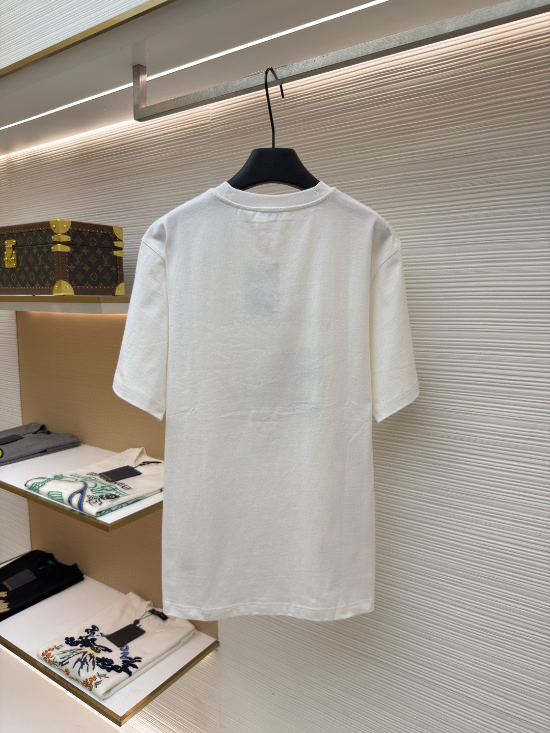 Burberry 巴宝莉 格子战马刺绣圆领Tee 短袖 T恤 白色 A0 81101161