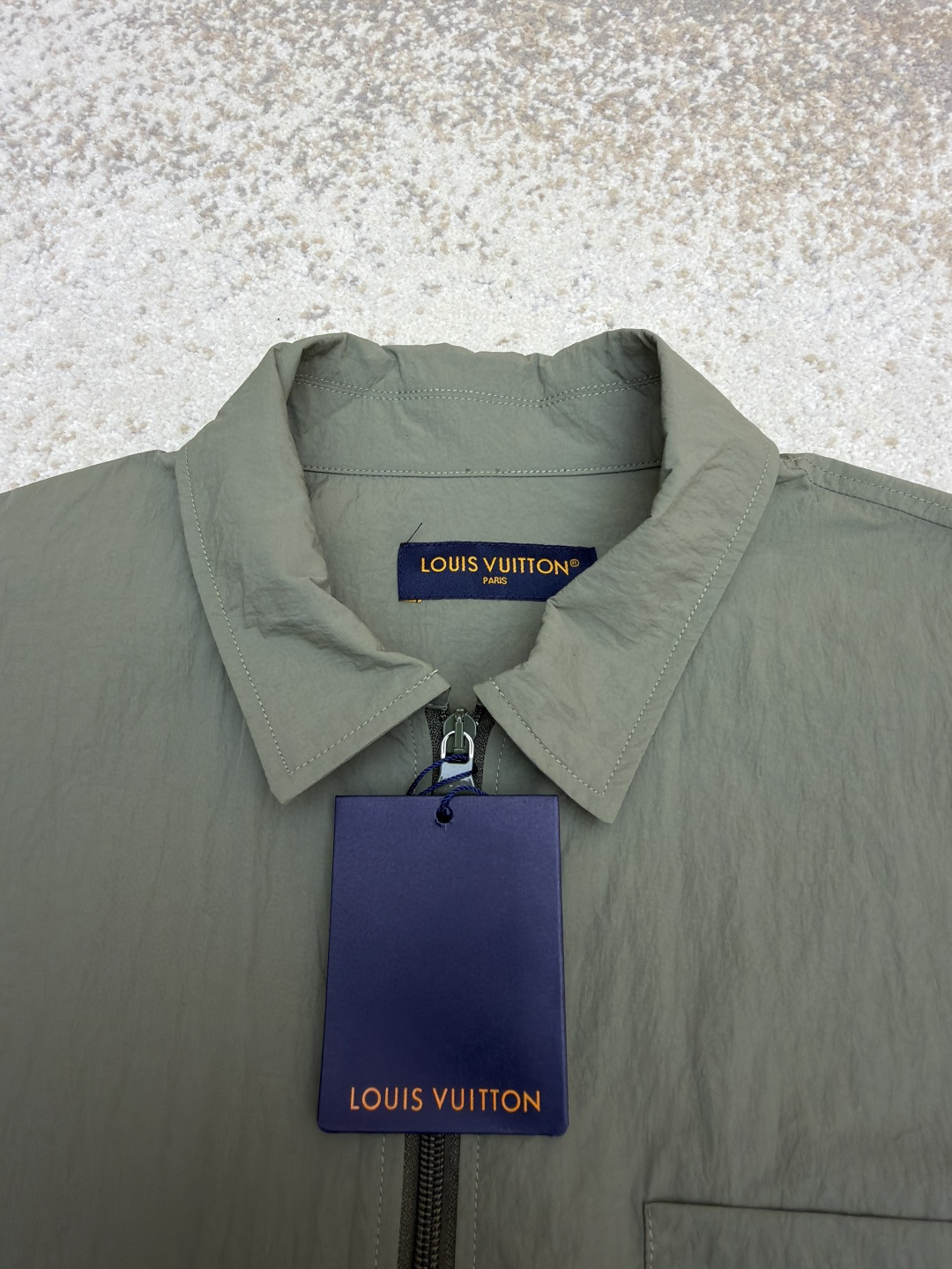 LOUIS VUITTON 路易威登 拉链露营长袖衬衫 外套 绿色 B0 1AJTXZ