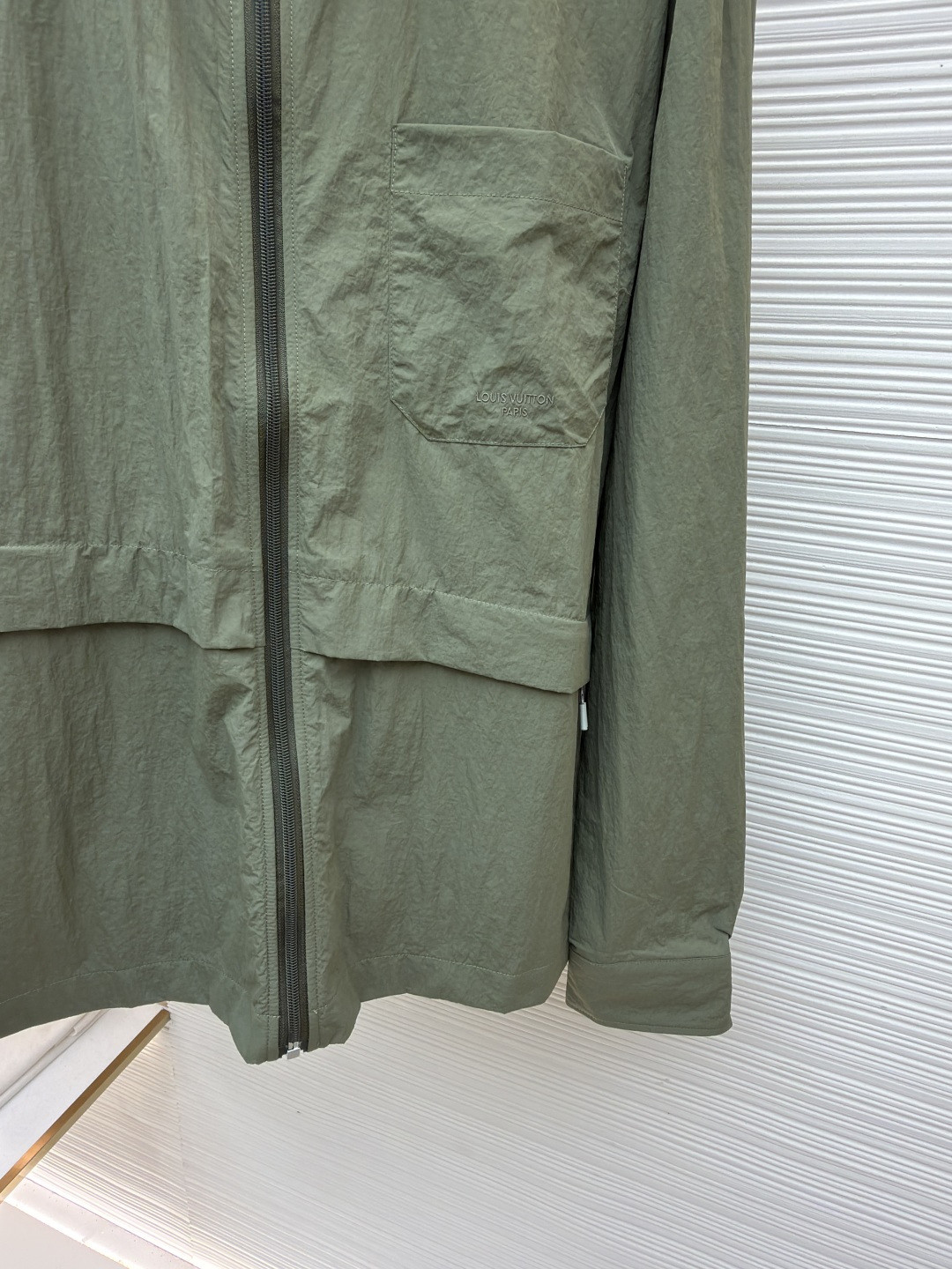 LOUIS VUITTON 路易威登 拉链露营长袖衬衫 外套 绿色 B0 1AJTXZ