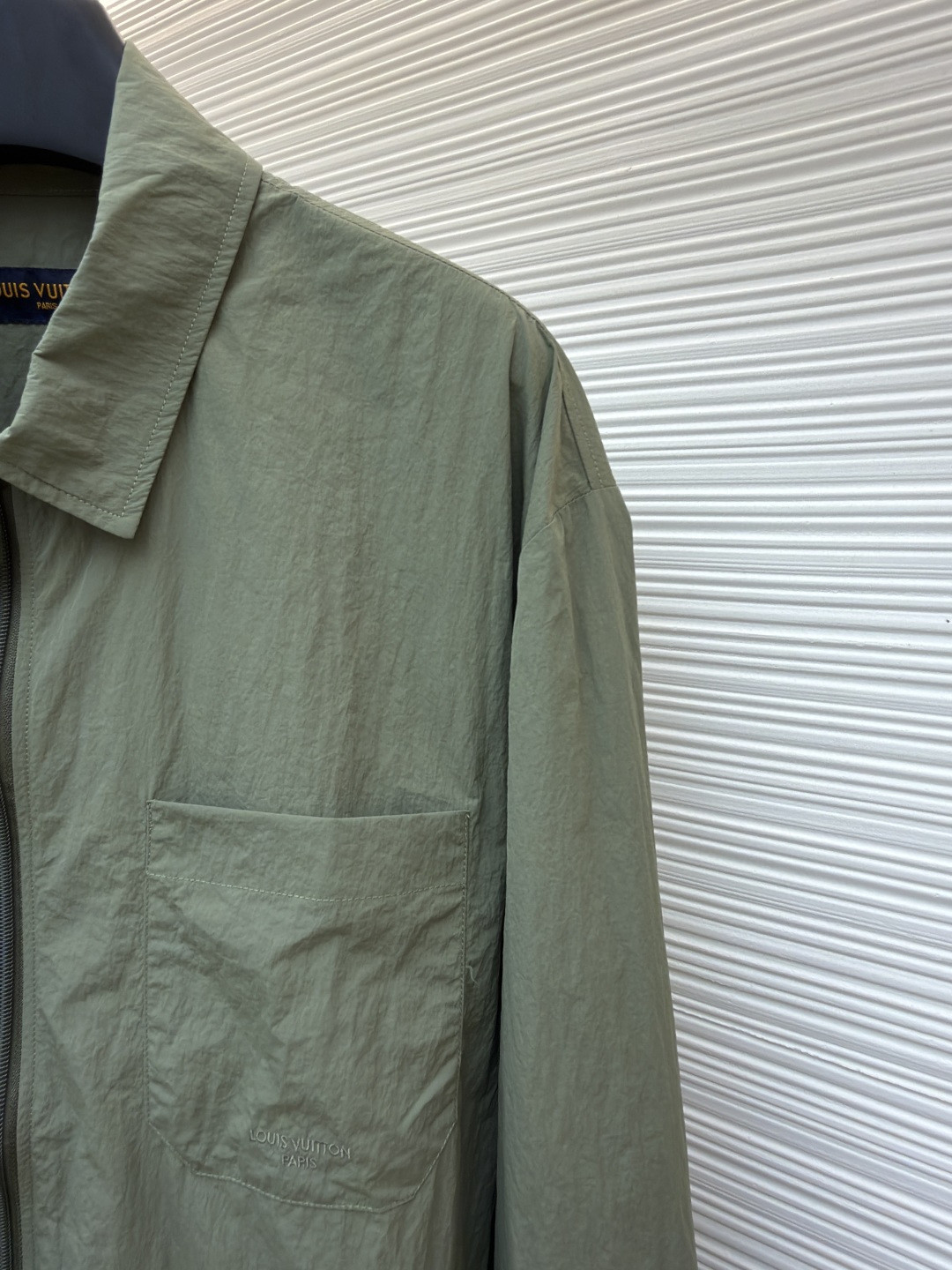 LOUIS VUITTON 路易威登 拉链露营长袖衬衫 外套 绿色 B0 1AJTXZ