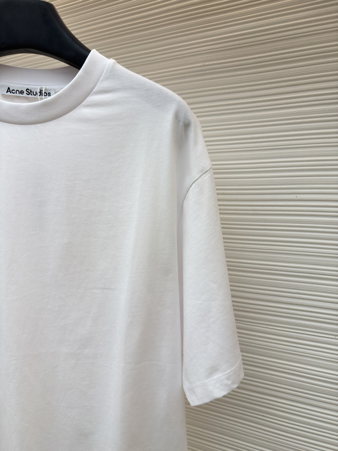 Acne Studios 袖标字母圆领T恤 短袖 灰色 黑色 白色 A0