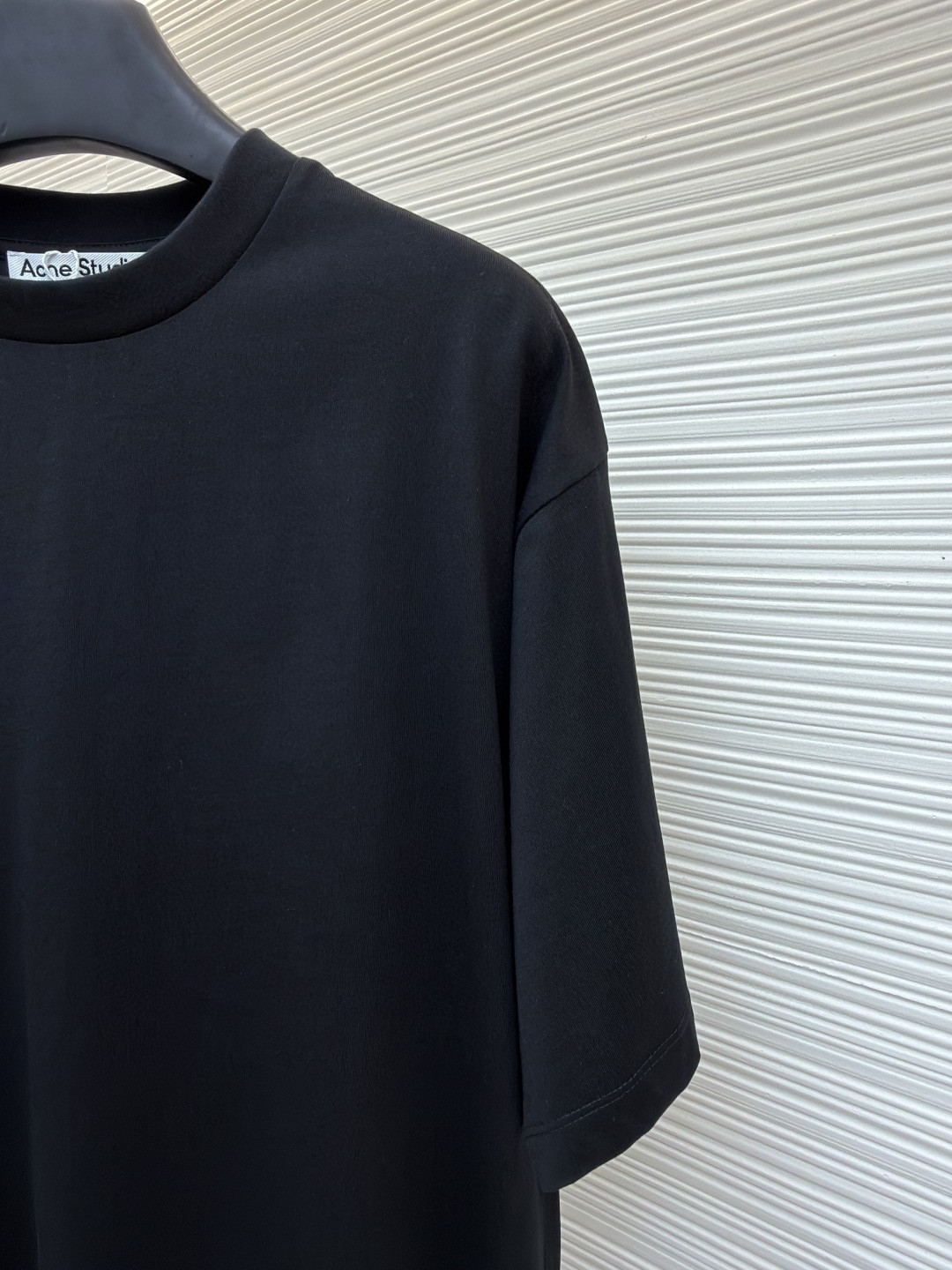 Acne Studios 袖标字母圆领T恤 短袖 灰色 黑色 白色 A0