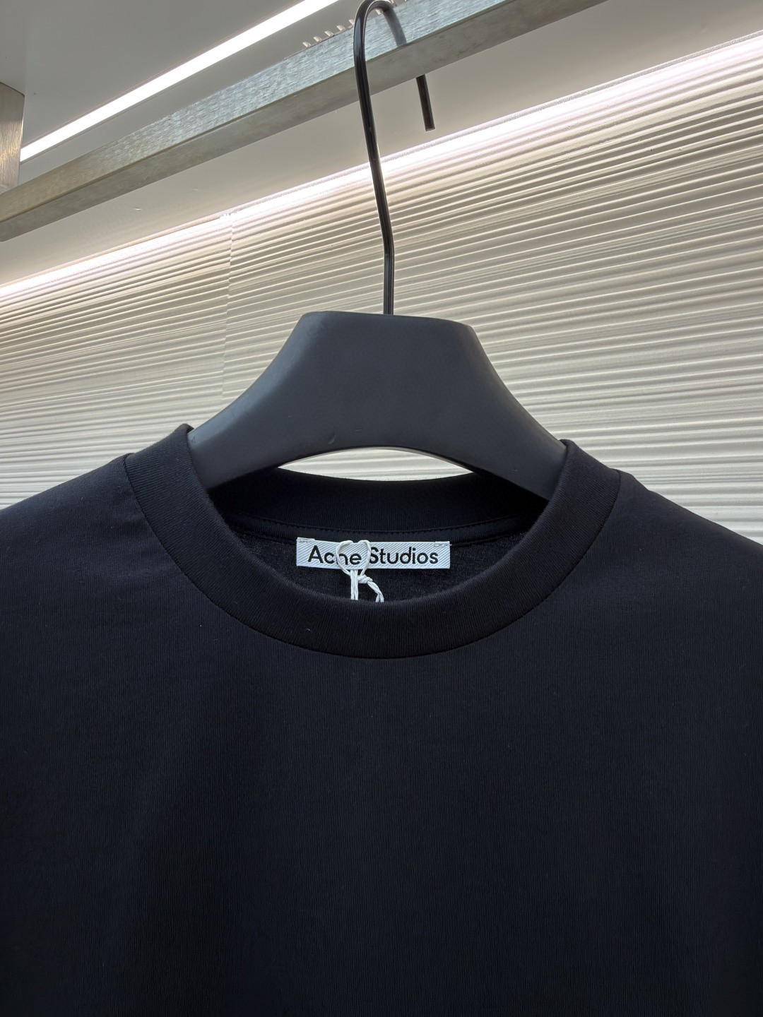 Acne Studios 袖标字母圆领T恤 短袖 灰色 黑色 白色 A0