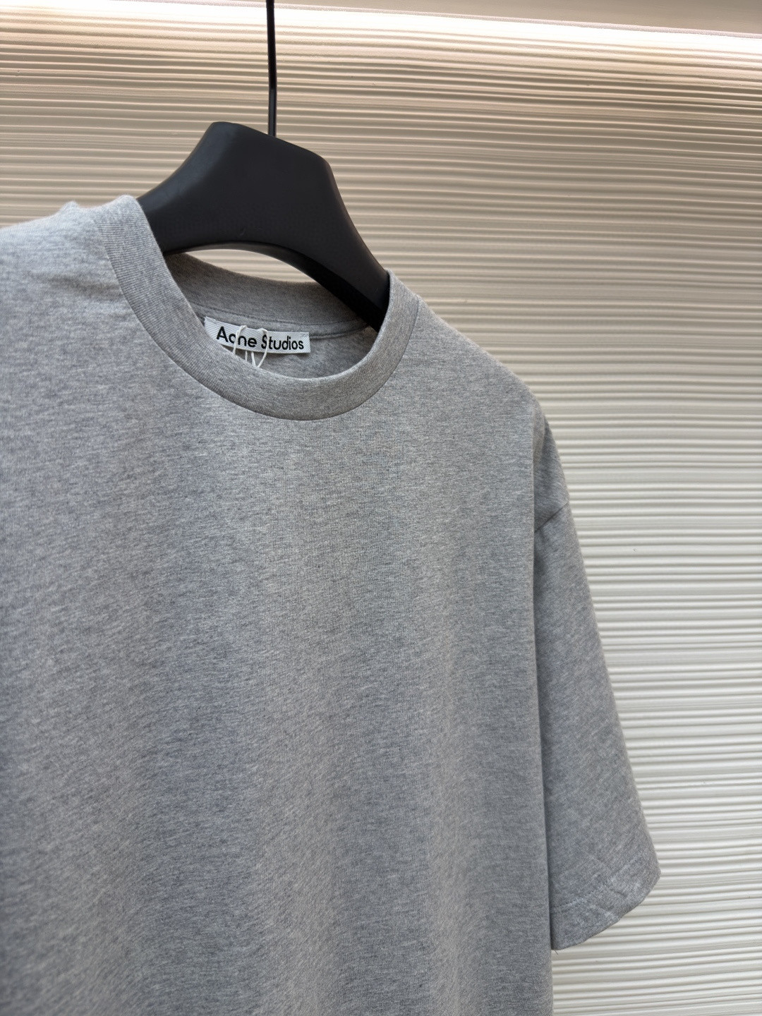 Acne Studios 袖标字母圆领T恤 短袖 灰色 黑色 白色 A0