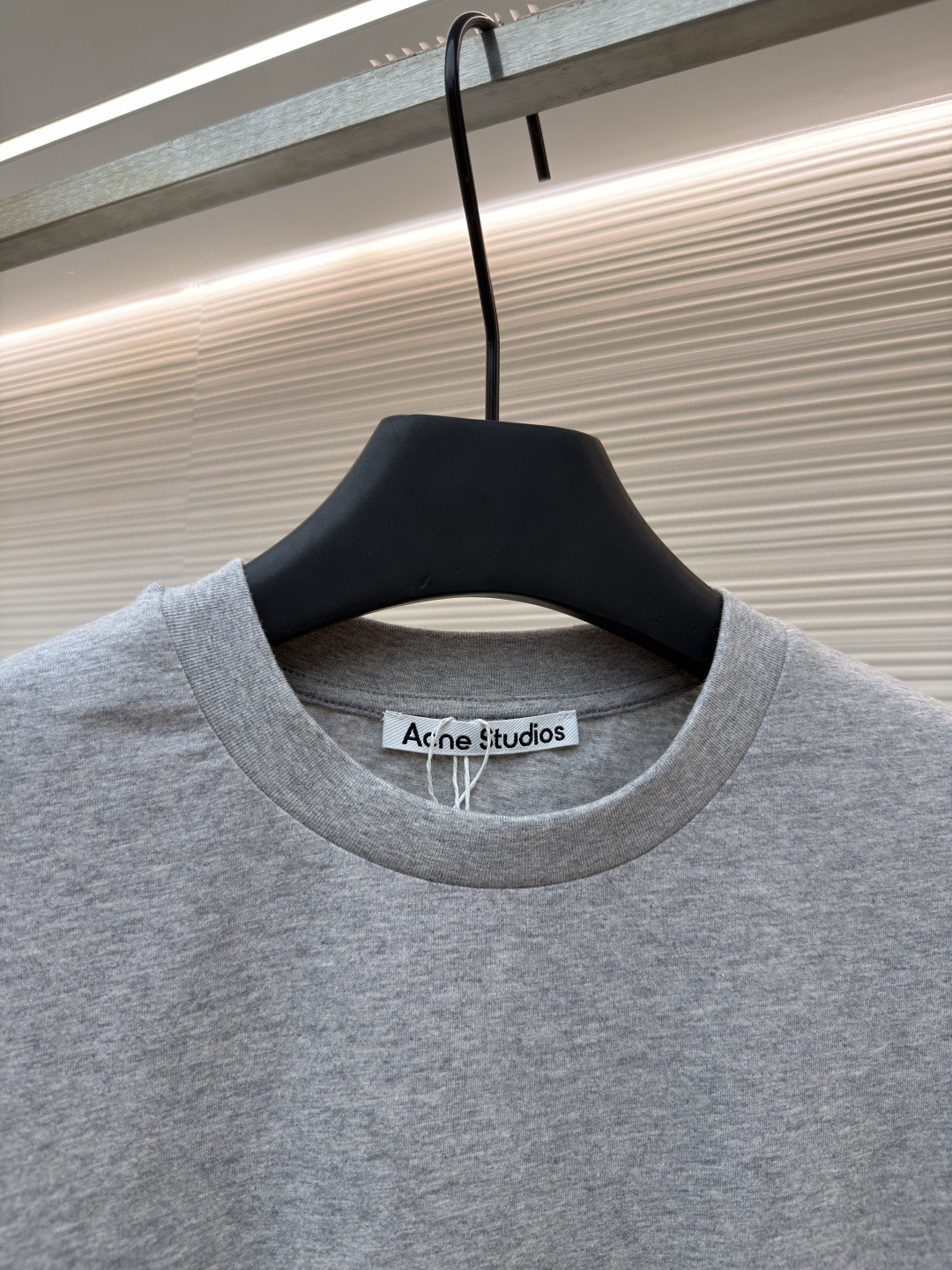 Acne Studios 袖标字母圆领T恤 短袖 灰色 黑色 白色 A0