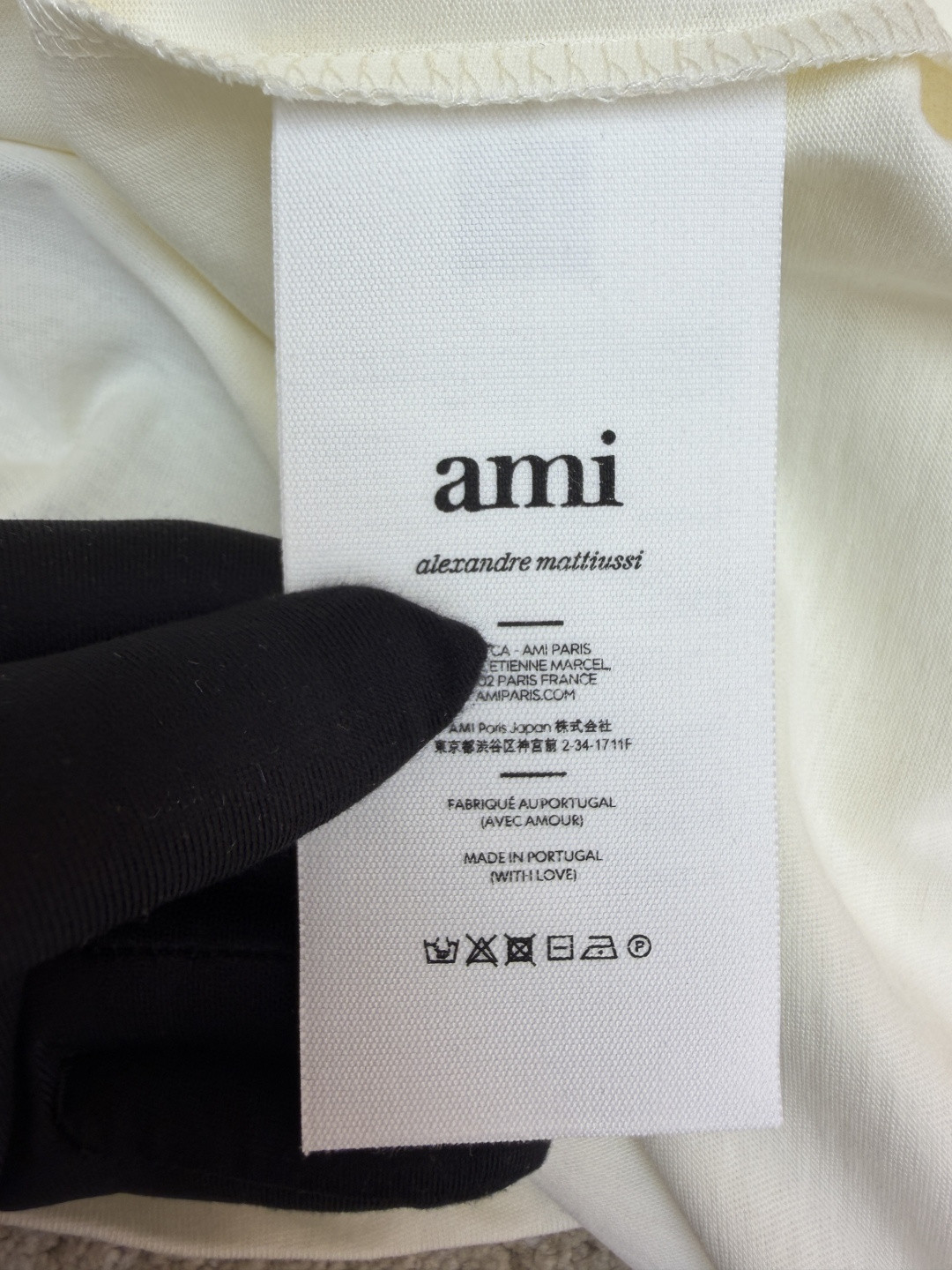 AMIPARIS Ami 复古印花圆领短袖 T恤 夏季 白色 A0 UTS385726136