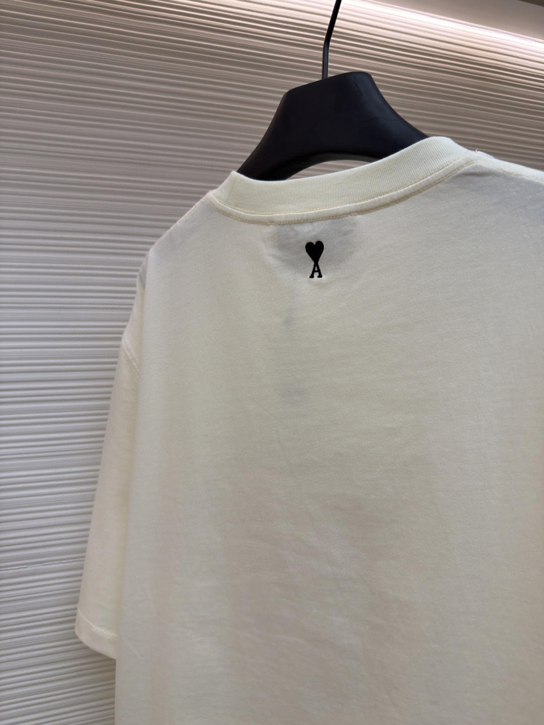 AMIPARIS Ami 复古印花圆领短袖 T恤 夏季 白色 A0 UTS385726136