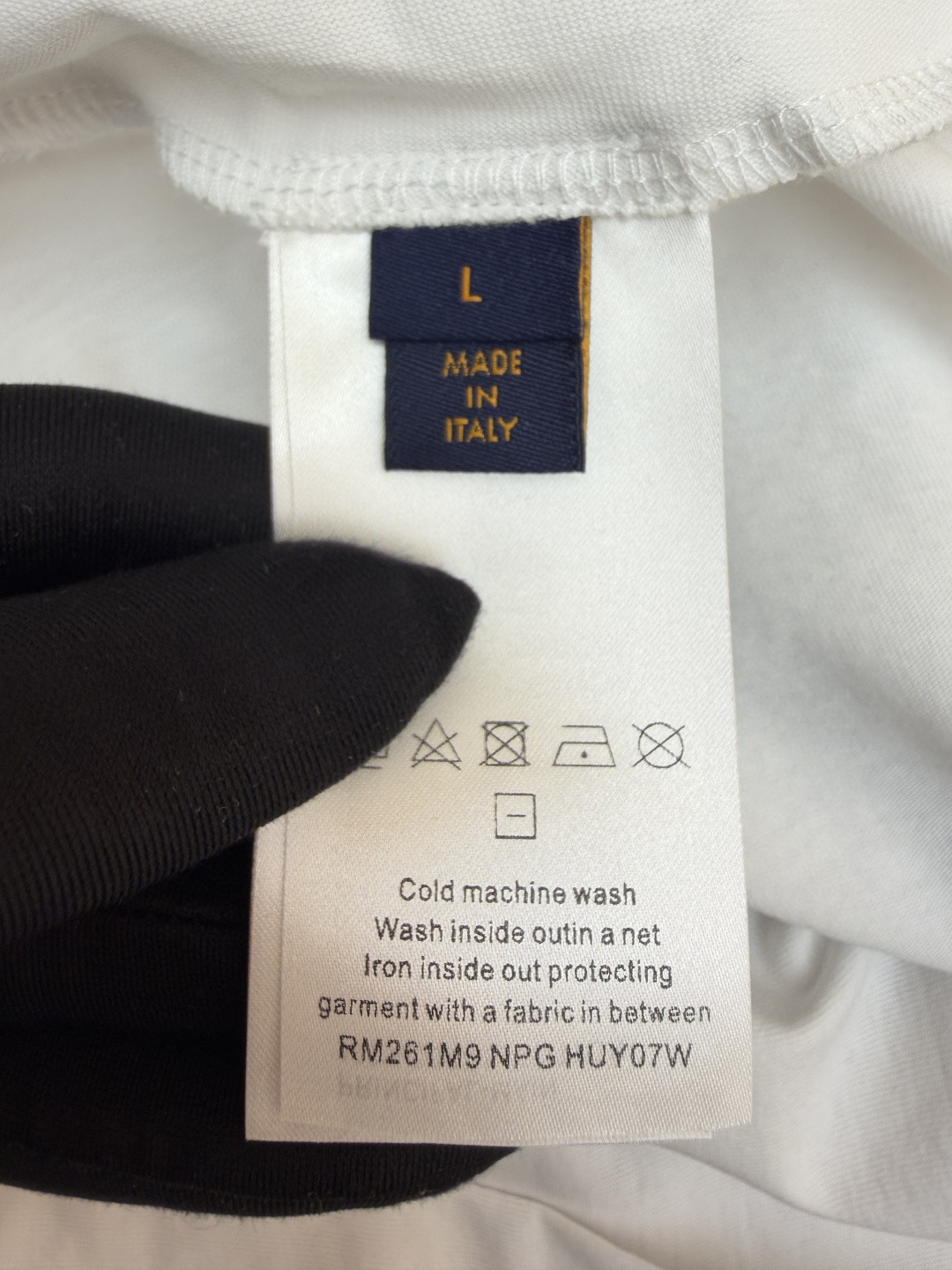 LOUIS VUITTON 路易威登 LV 标识皇冠圆领短袖 T恤 夏季 白色 A0 1AIKCG