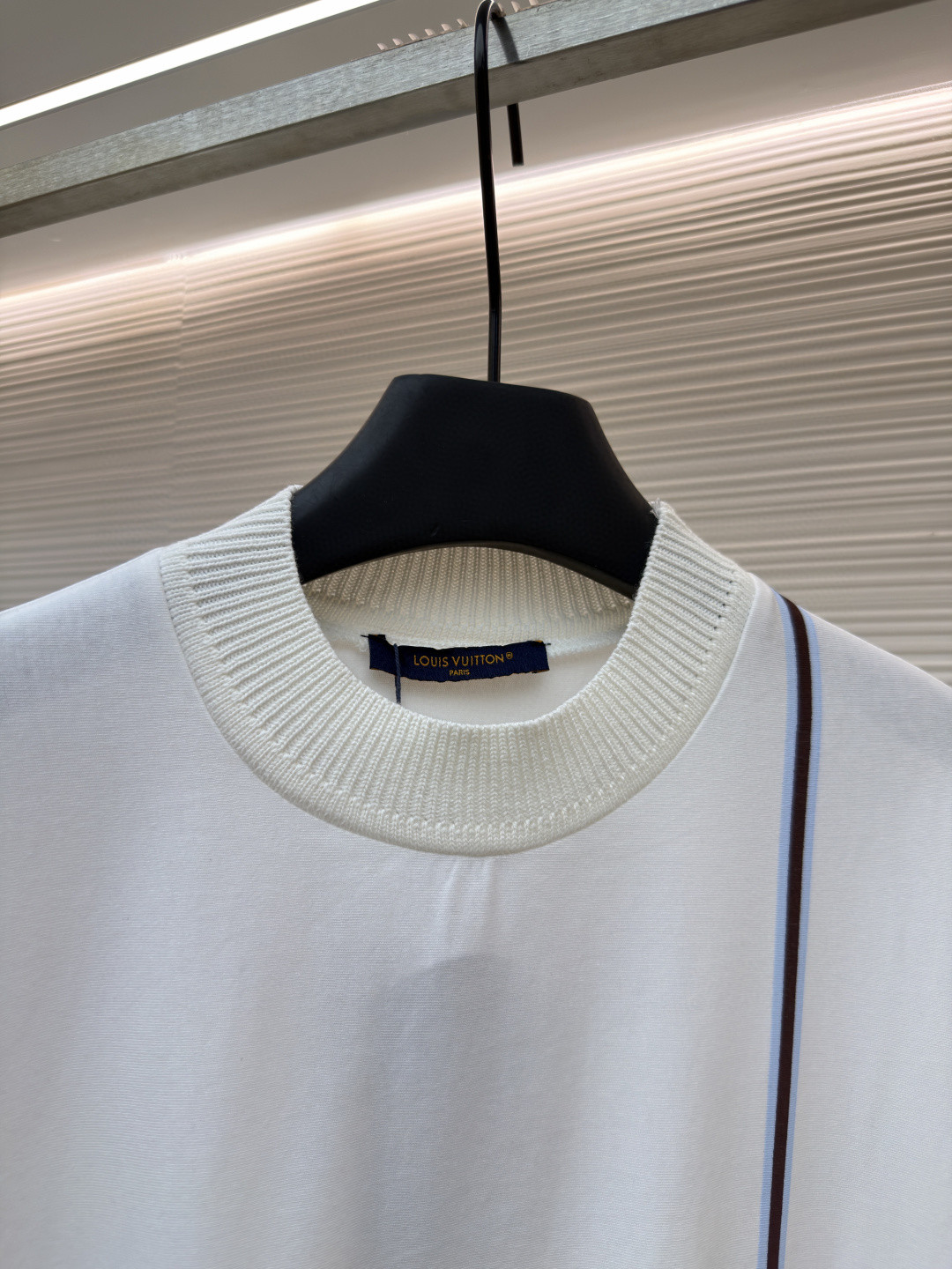 LOUIS VUITTON 路易威登 LV 标识皇冠圆领短袖 T恤 夏季 白色 A0 1AIKCG