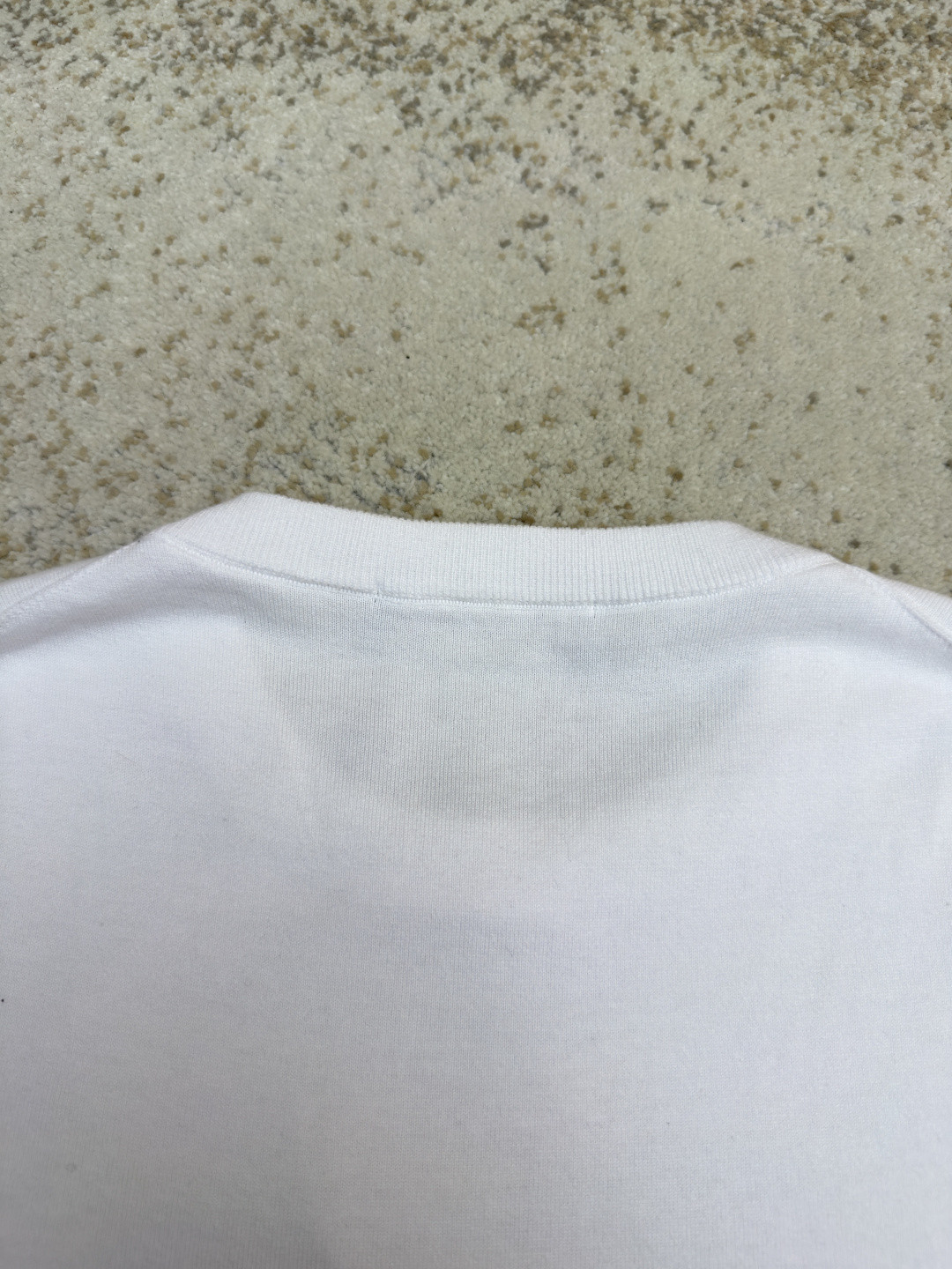 LOUIS VUITTON 路易威登 LV 字母皮牌标识圆领针织衫 T恤 短袖 棕色 蓝色 黑色 白色 A0 1AK714