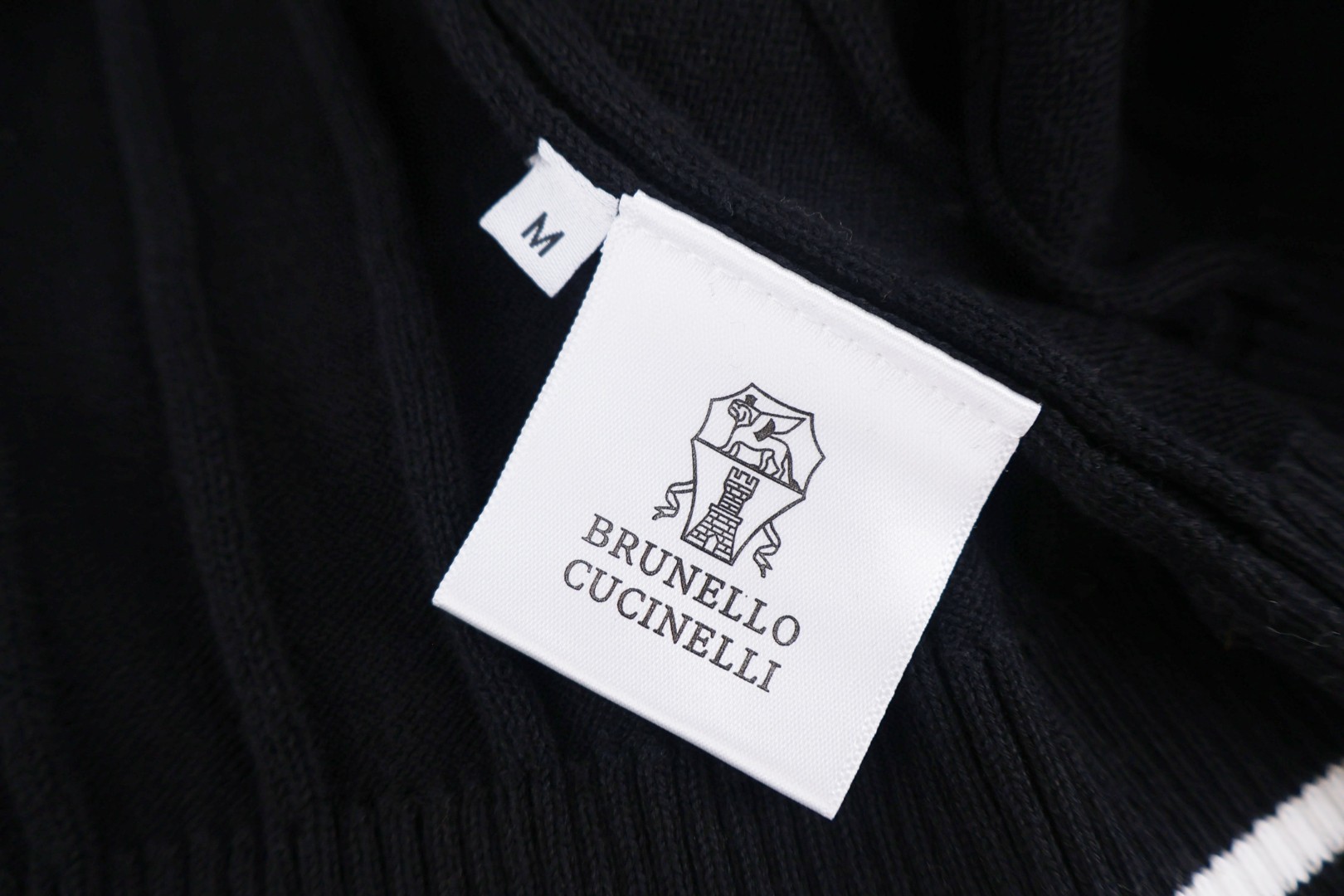 Brunello Cucinelli BC 绞花老钱风针织圆领短袖 T恤 灰色 杏色 黑色 A5