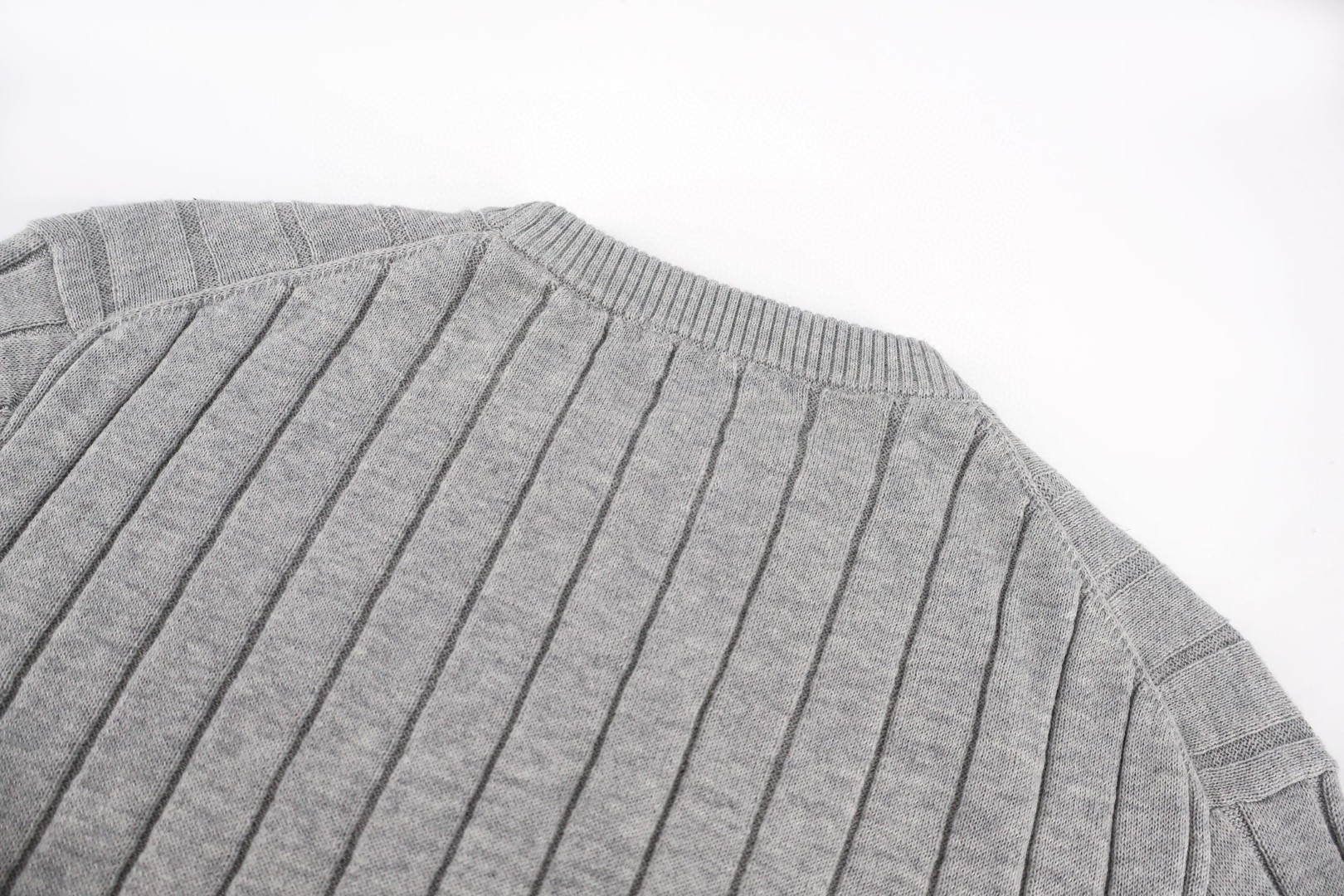 Brunello Cucinelli BC 绞花老钱风针织圆领短袖 T恤 灰色 杏色 黑色 A5