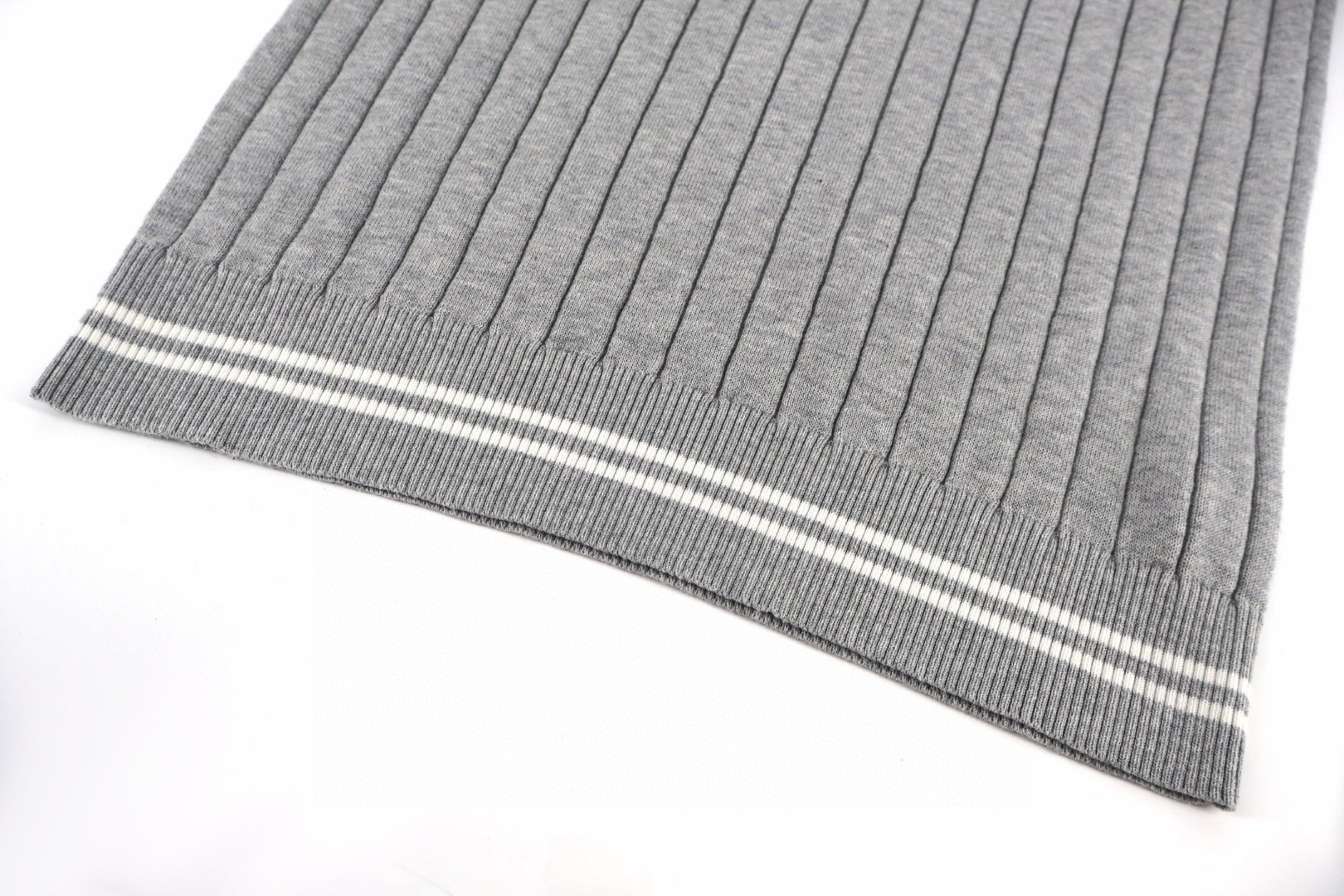 Brunello Cucinelli BC 绞花老钱风针织圆领短袖 T恤 灰色 杏色 黑色 A5