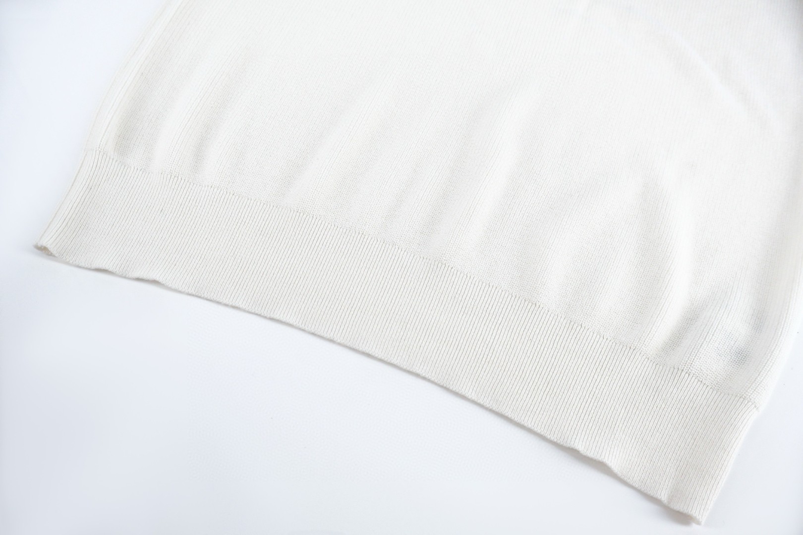 Brunello Cucinelli BC 海鸥领老钱风针织短袖 T恤 棕色 白色 蓝色 A5