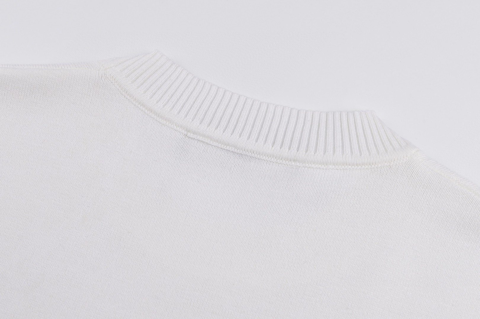 FENDI 芬迪 双F刺绣logo针织短袖 T恤 夏款 白色 蓝色 A5 FZY443AYYGF0QA0