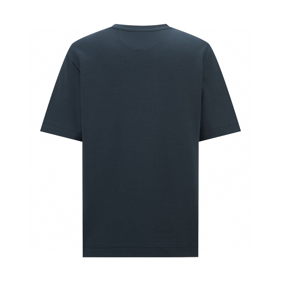 FENDI 芬迪 拉链口袋印花标识圆领T恤 短袖 套头 夏季 白色 蓝色 黑色 A0 FY0936ARYRF0QA0