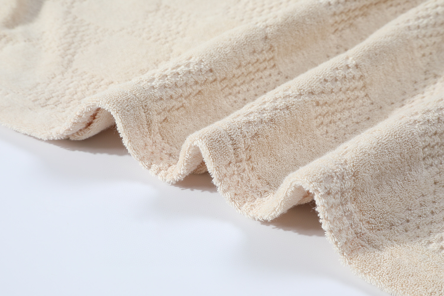 LOUIS VUITTON 路易威登 LV 毛巾棉棋盘格暗纹 夏季 T恤 短袖 卡其色 A2 1AHUVB