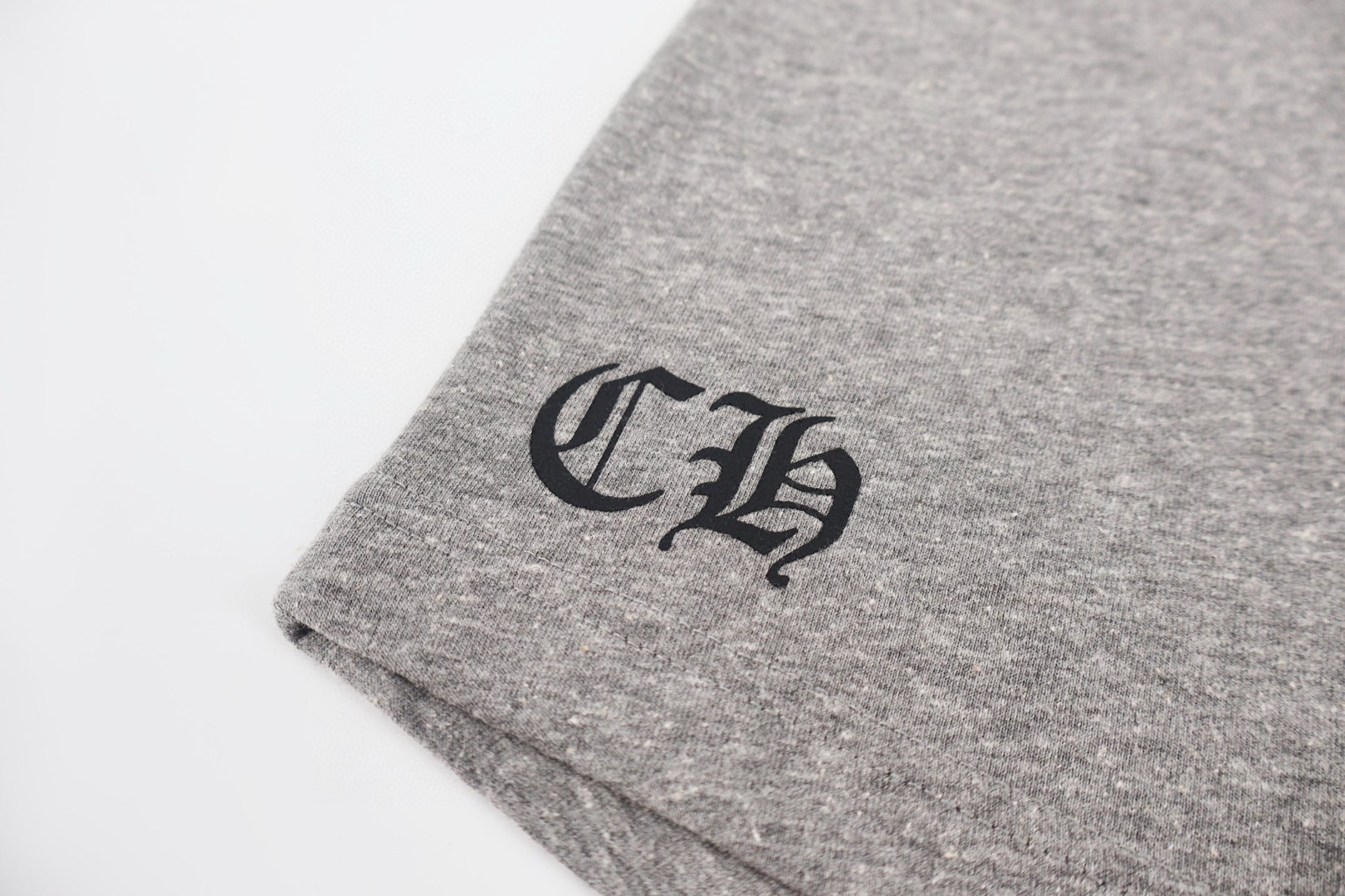 Chrome Hearts CH 克罗心 十字架藤花圆领短袖 T恤 花灰色 A2  