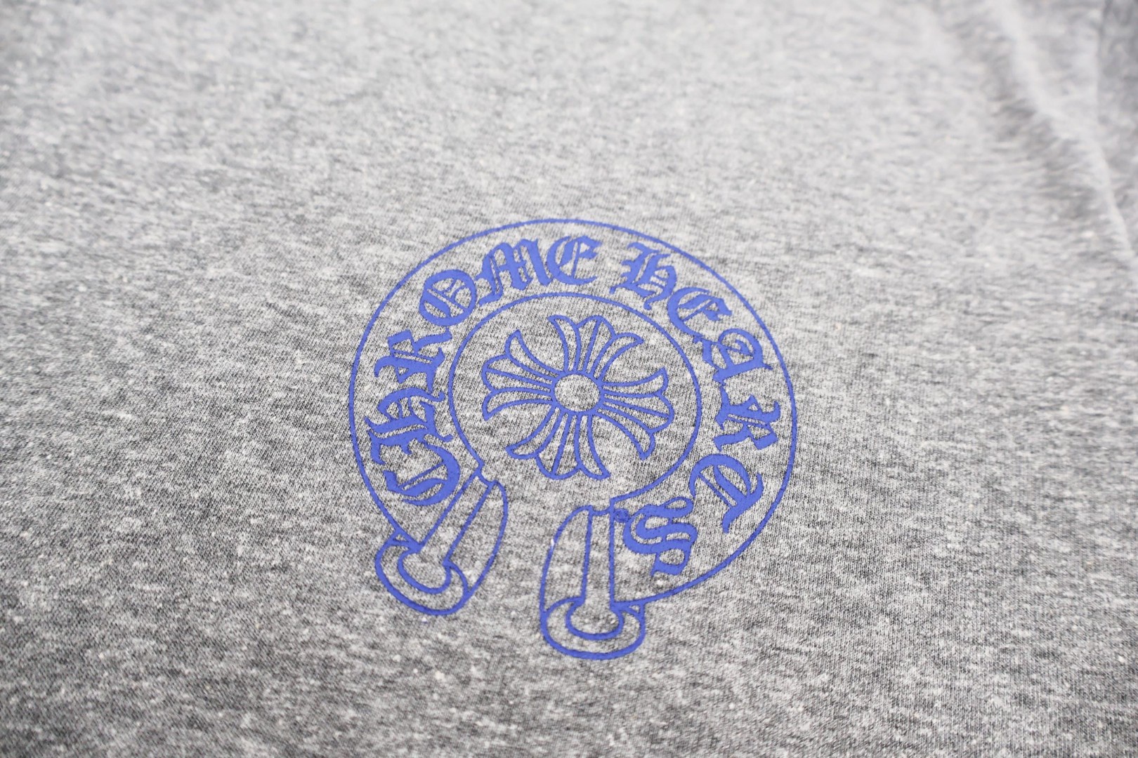 Chrome Hearts CH 克罗心 十字架藤花圆领短袖 T恤 花灰色 A2  