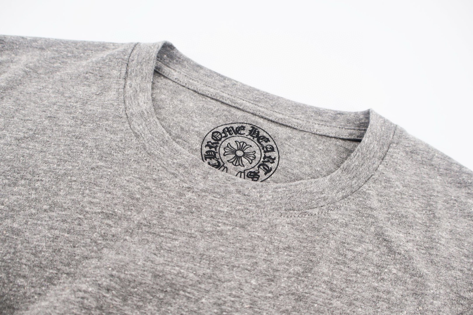 Chrome Hearts CH 克罗心 十字架藤花圆领短袖 T恤 花灰色 A2  