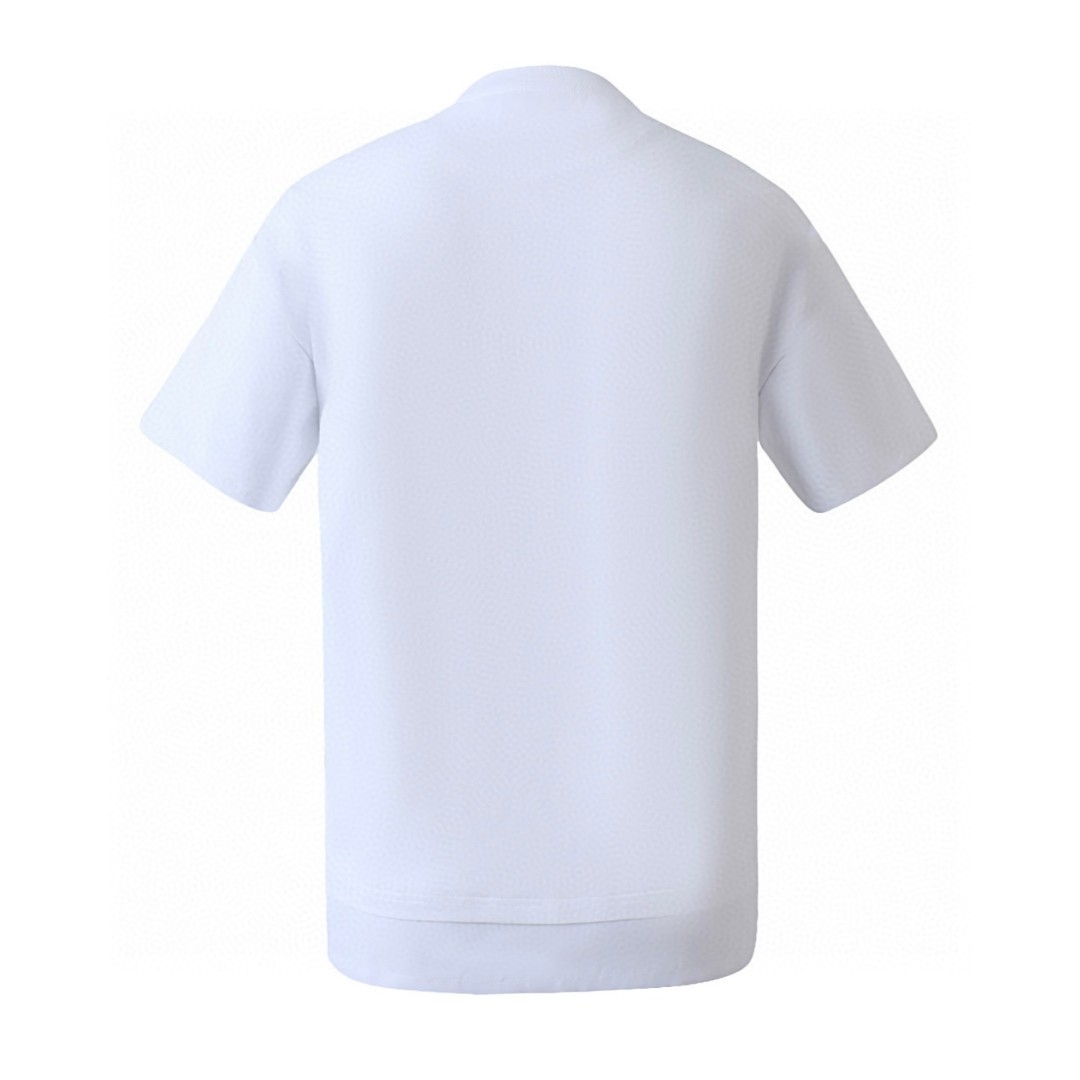 PRADA 普拉达 尼龙拼接圆领短袖 T恤 白色 黑色 A02 UJN742-1YYA-F0N40-S-202