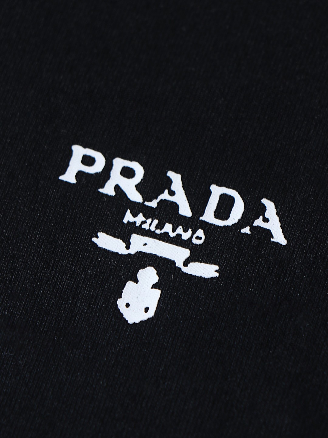 PRADA 普拉达 尼龙拼接圆领短袖 T恤 白色 黑色 A02 UJN742-1YYA-F0N40-S-202