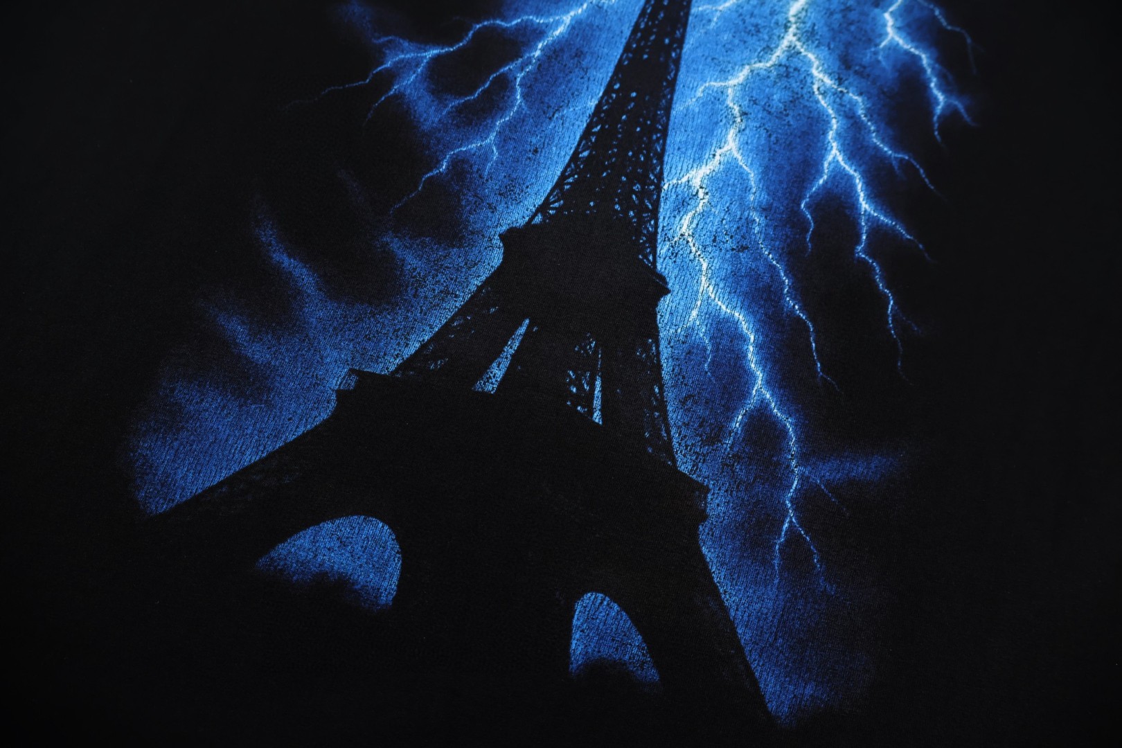 Balenciaga 巴黎世家 城堡古堡印花圆领短袖 T恤 夏季 黑色 A2 850345TUVE71000