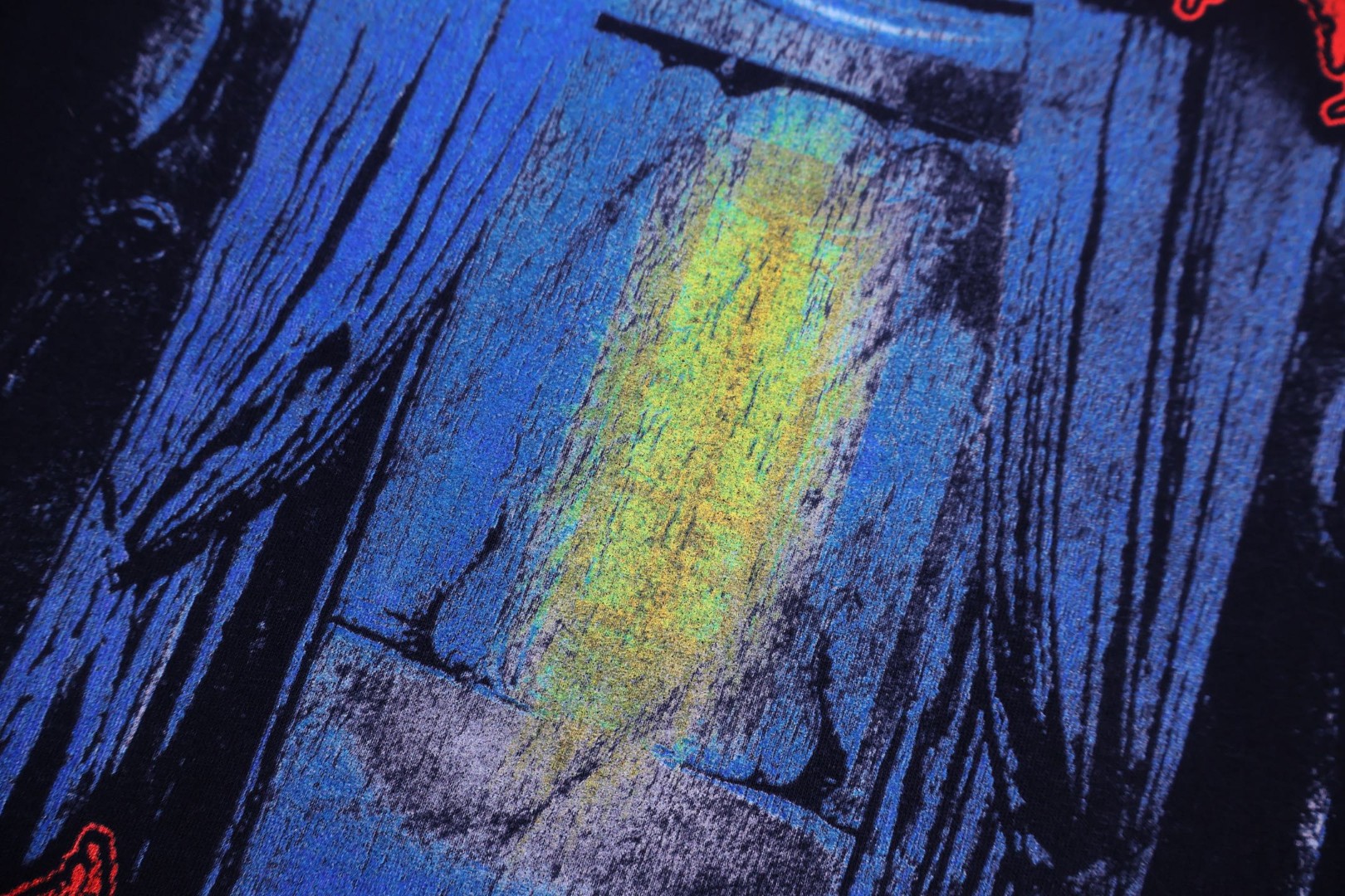 Balenciaga 巴黎世家 COUTURE 舞台窗帘印花圆领短袖 T恤 夏季 黑色 A2 764235TUVD51000