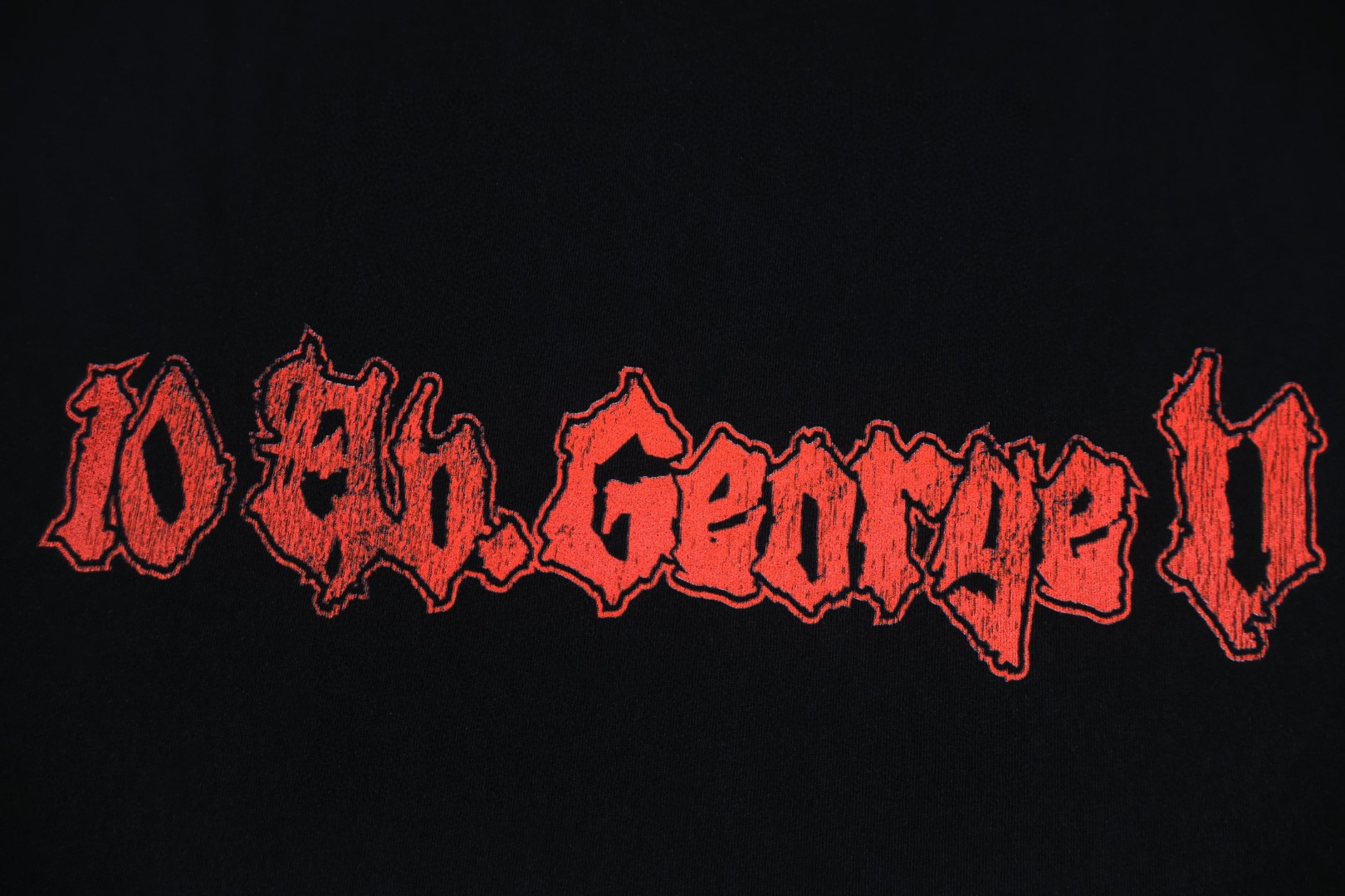 Balenciaga 巴黎世家 COUTURE 舞台窗帘印花圆领短袖 T恤 夏季 黑色 A2 764235TUVD51000